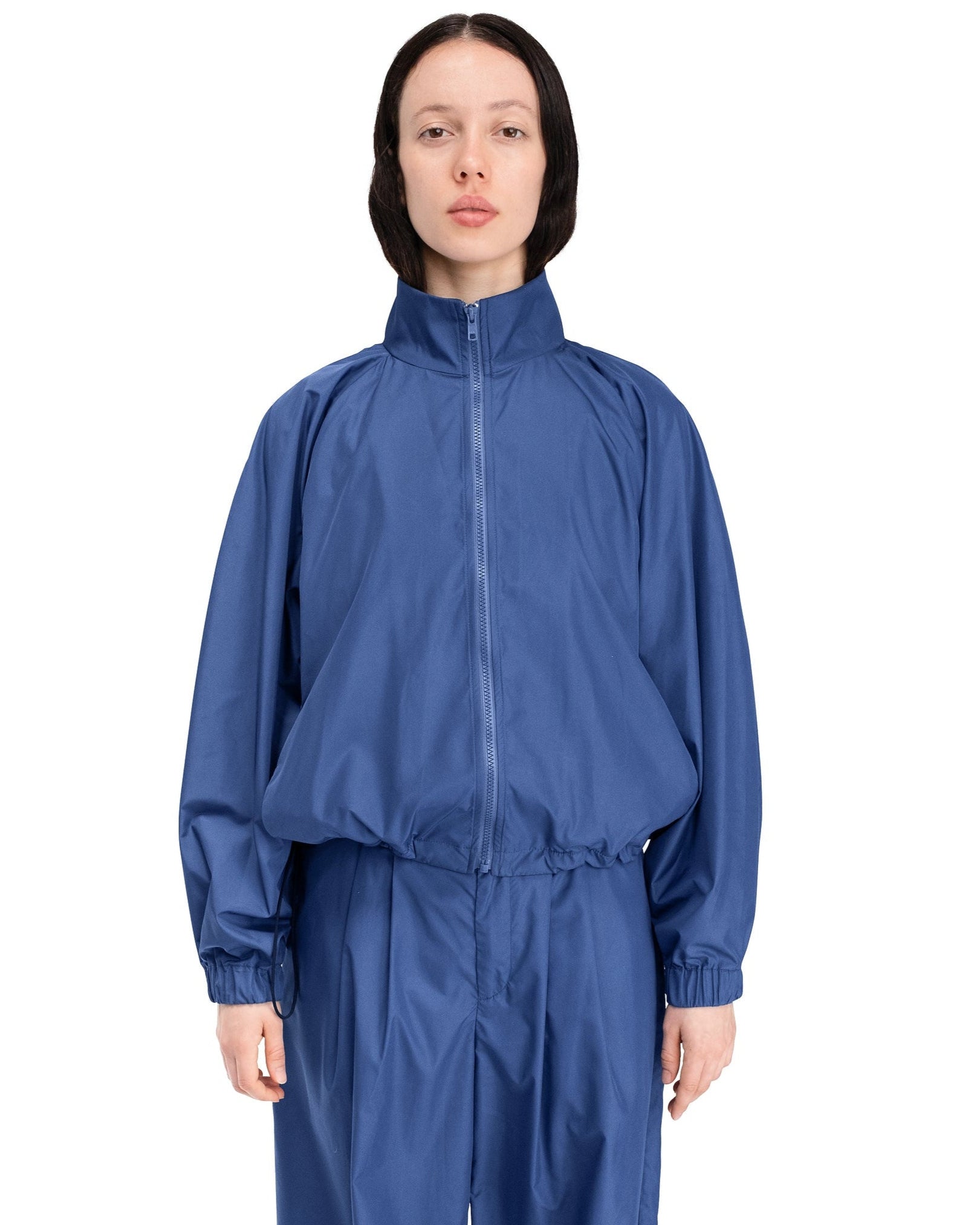 BOMBER JACKET IN PERIWINKLE