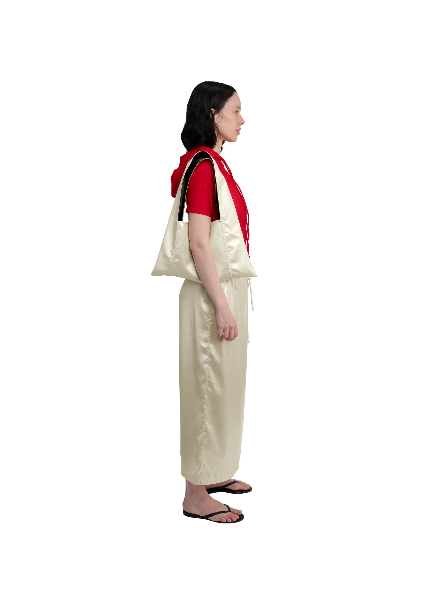 REVERSIBLE FLAT BAG IN PERIWINKLE / PEARL