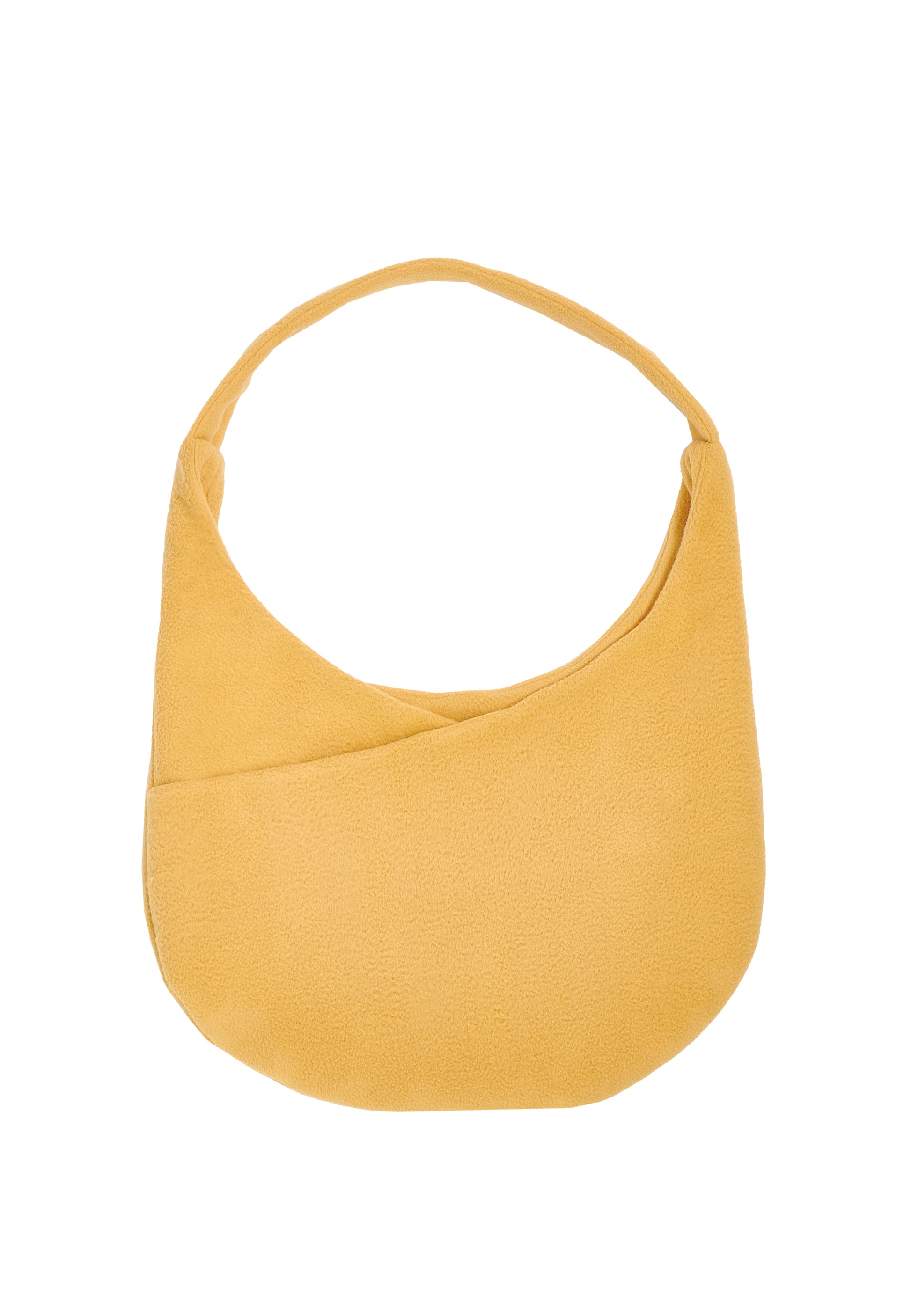 Tan Fleece Hobo Mini