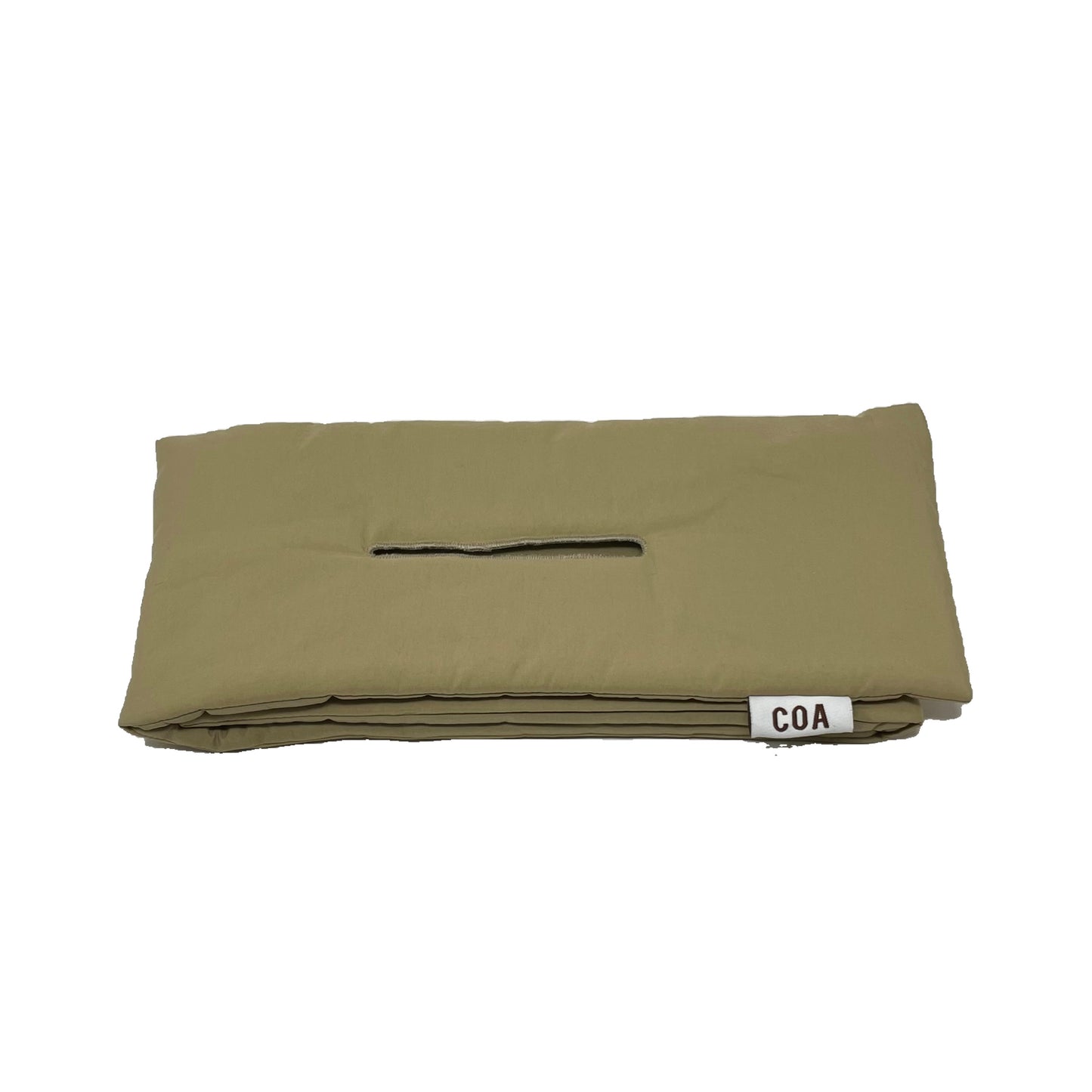 TAN NYLON PADDED SCARF