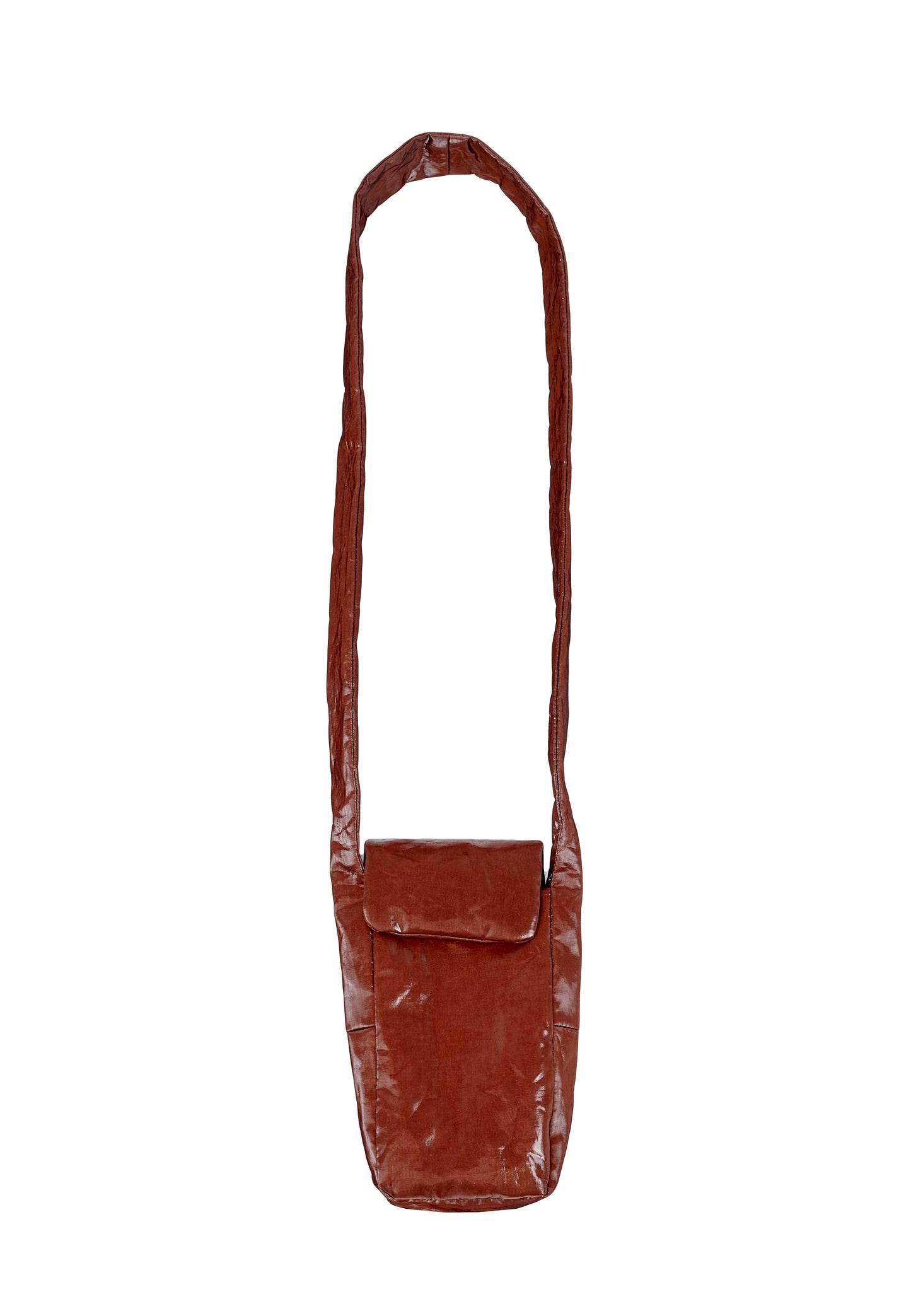 Caramel Ramie Iphone Crossbody
