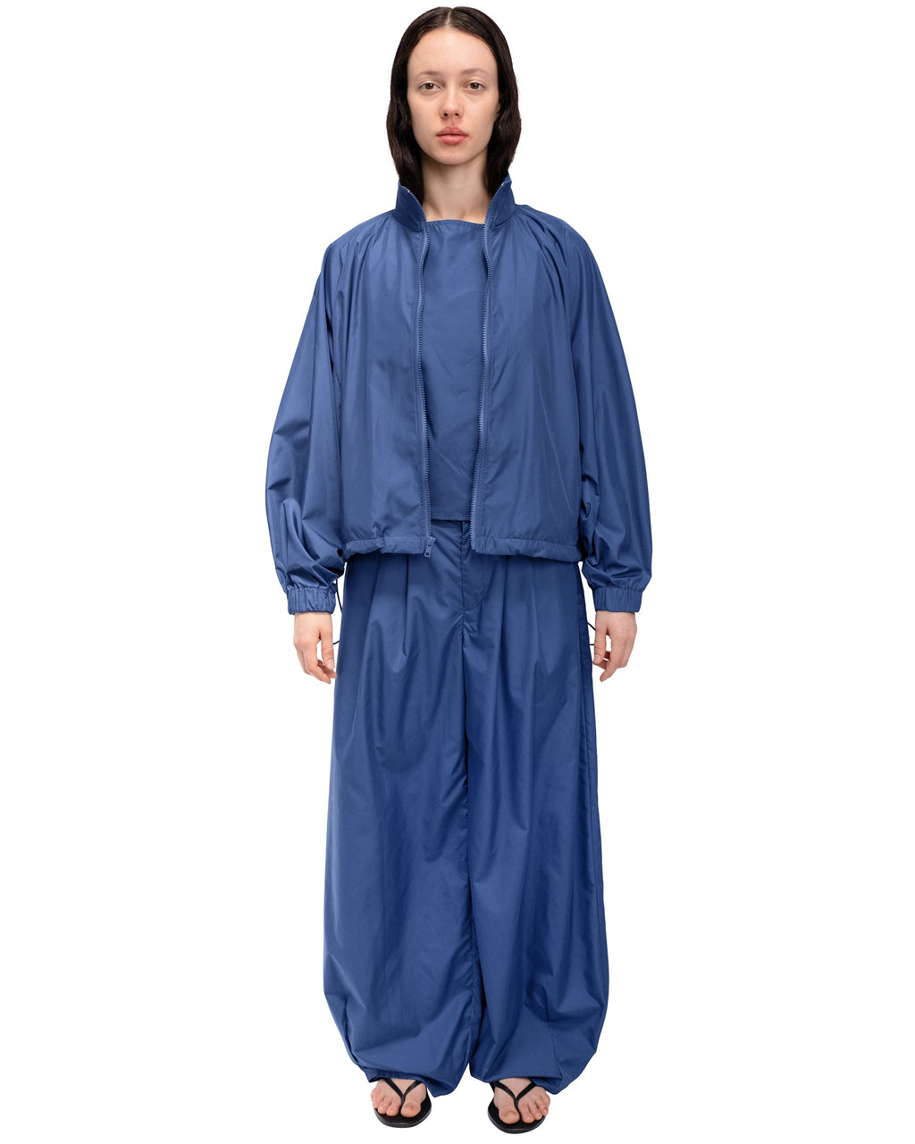 BOMBER JACKET IN PERIWINKLE