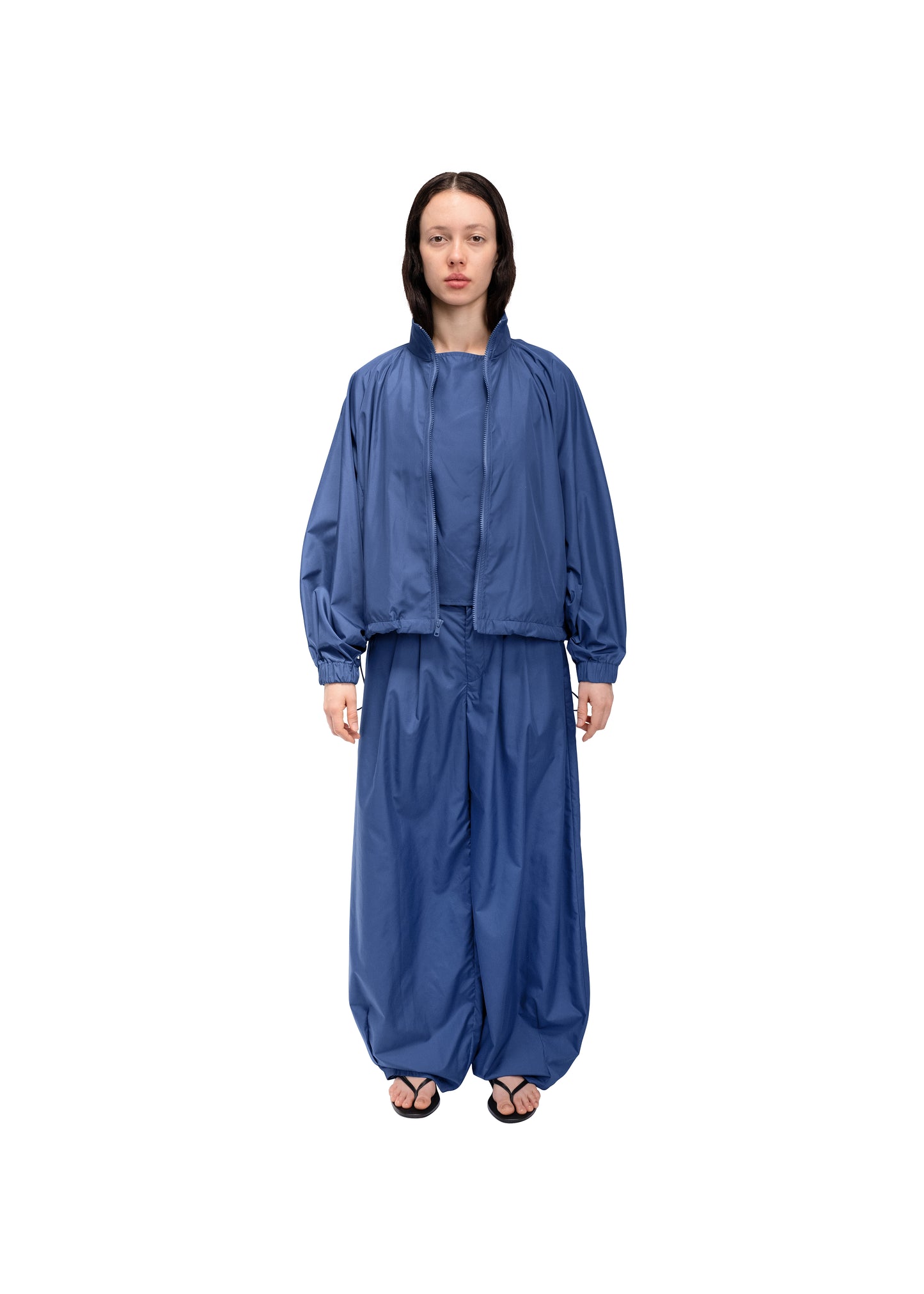 BOMBER JACKET IN PERIWINKLE