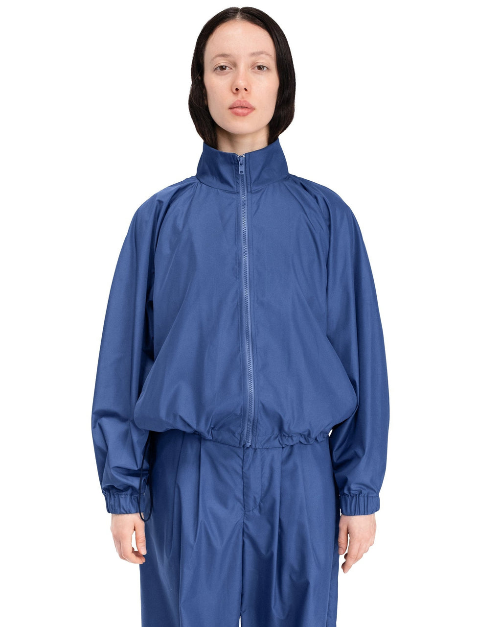 BOMBER JACKET IN PERIWINKLE