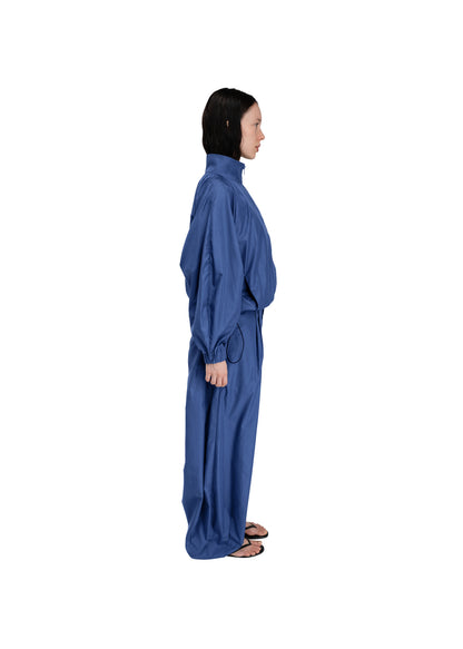 BOMBER JACKET IN PERIWINKLE
