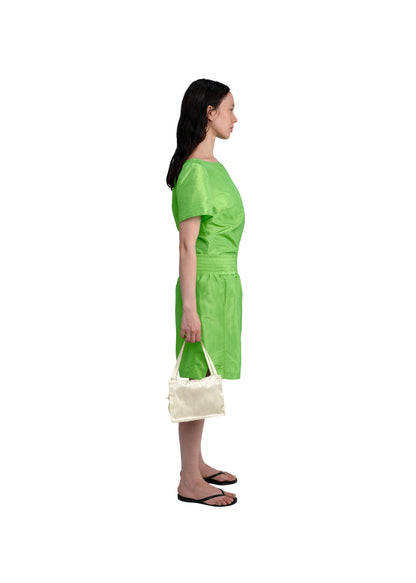 MINI LADY BAG IN PEARL