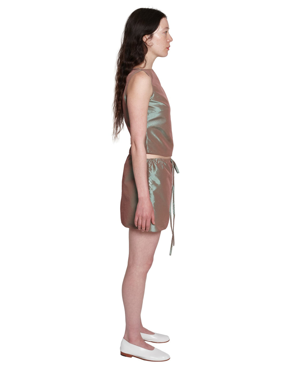 MINI SKIRT IN JADE