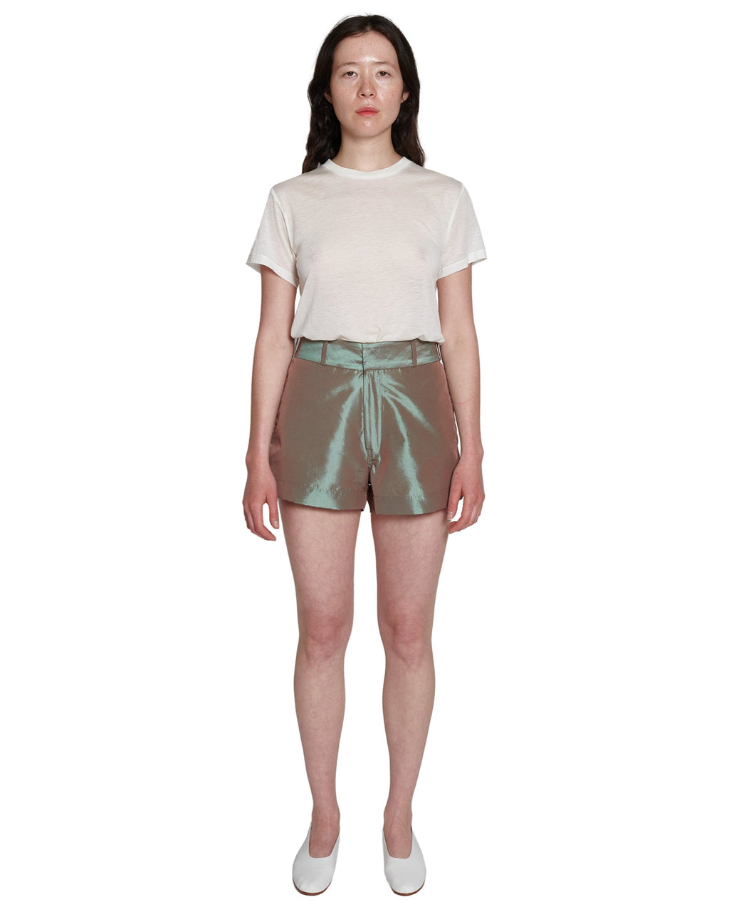 SHORT SHORTS IN JADE