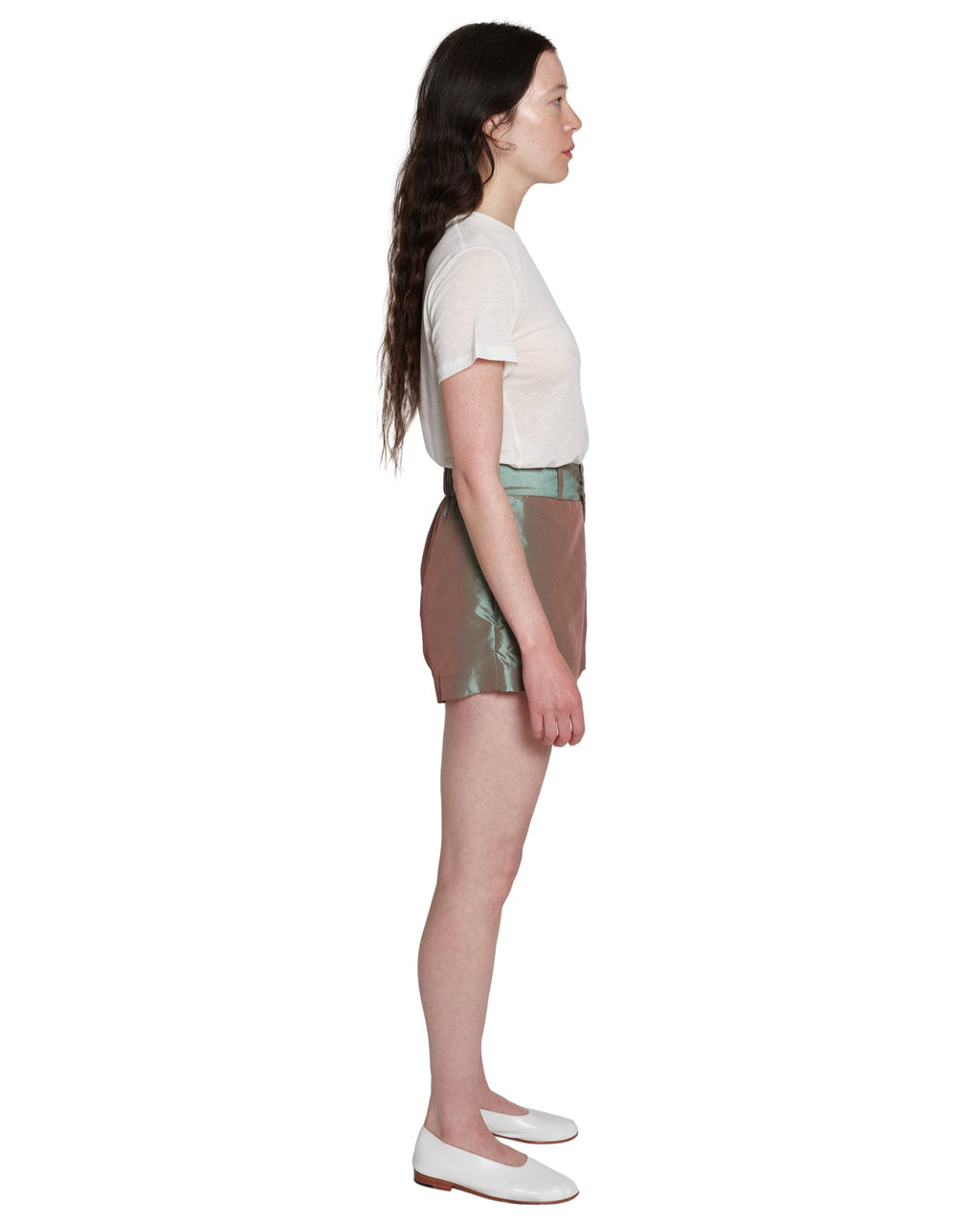 SHORT SHORTS IN JADE