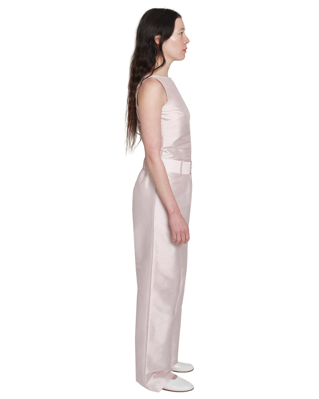 EVERYONE PANT IN PINK SILK
