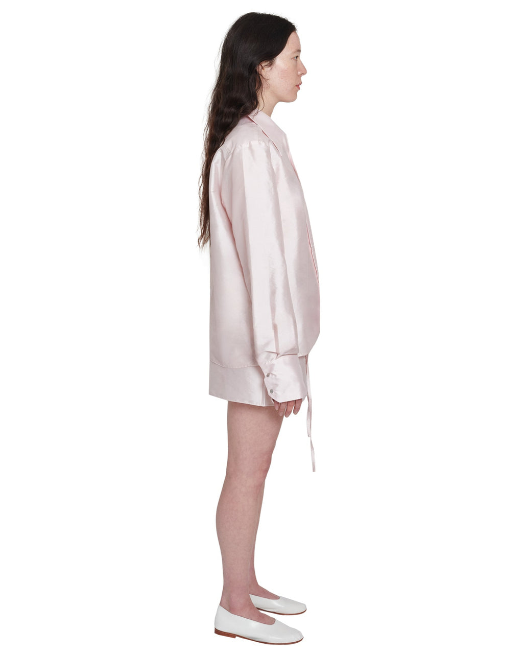 PINK SILK SNAP DOWN SHIRT | COA NYC