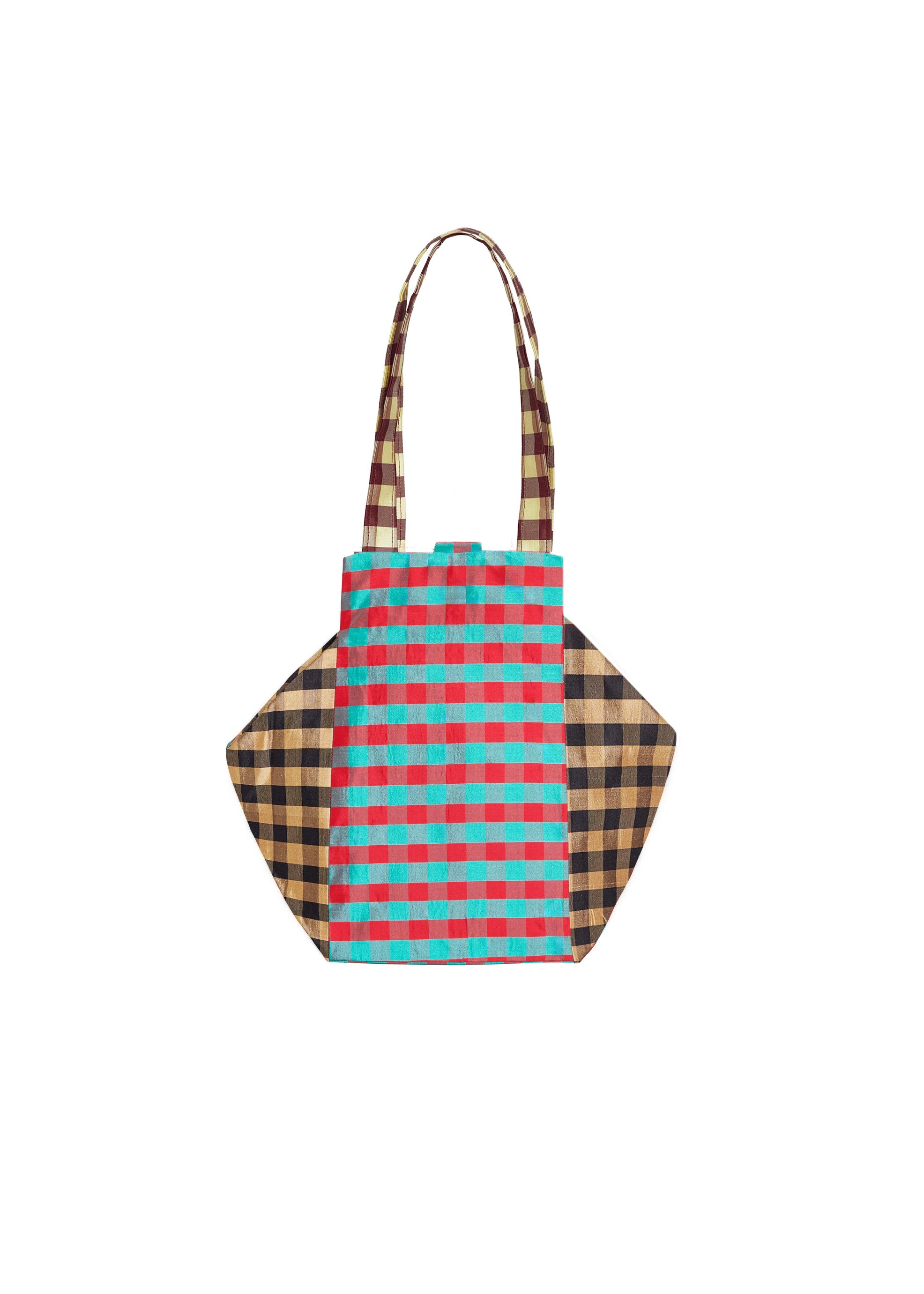 EVERYDAY BAG IN GINGHAM COMBO