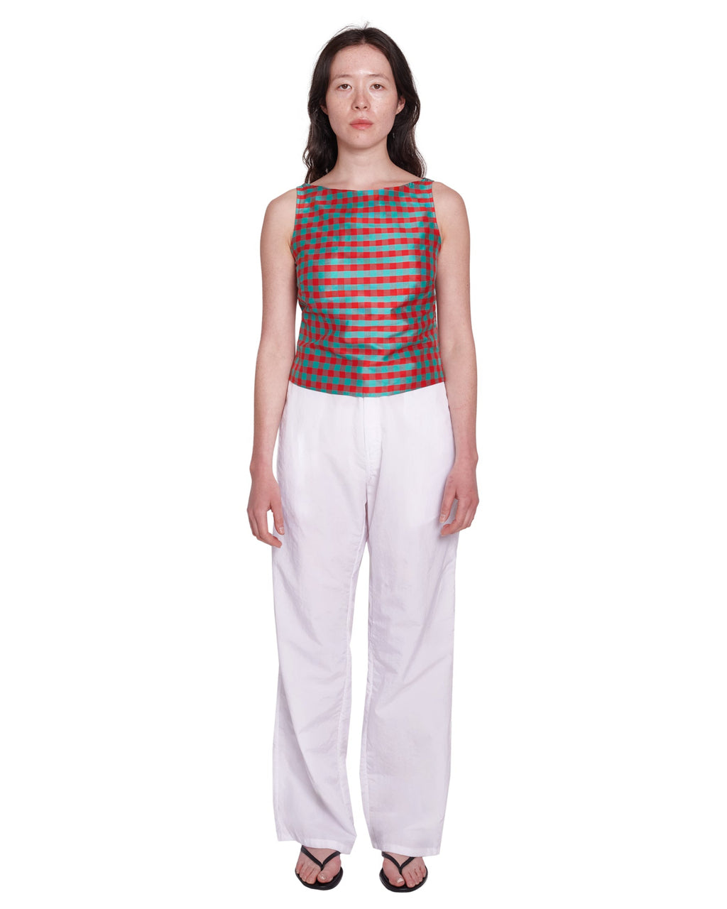 EVERYONE PANT IN WHITE NYLON