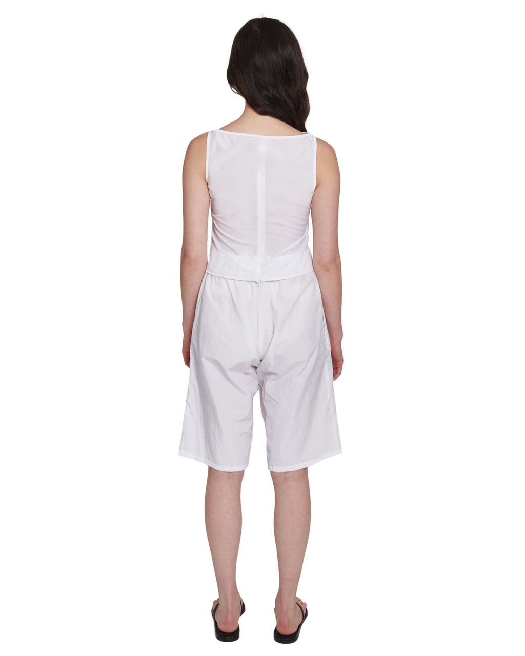 SHORTS IN WHITE NYLON