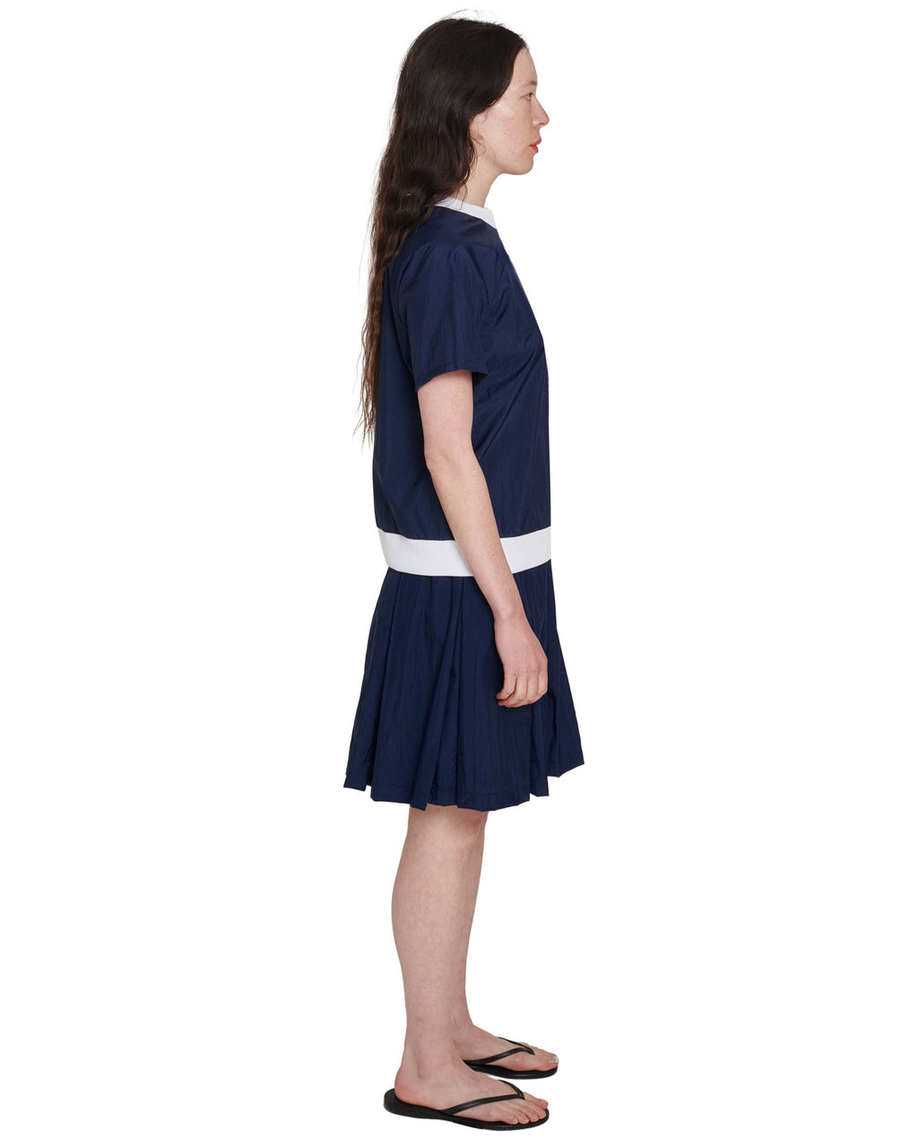 NAVY NYLON SS PULL OVER | COA NYC
