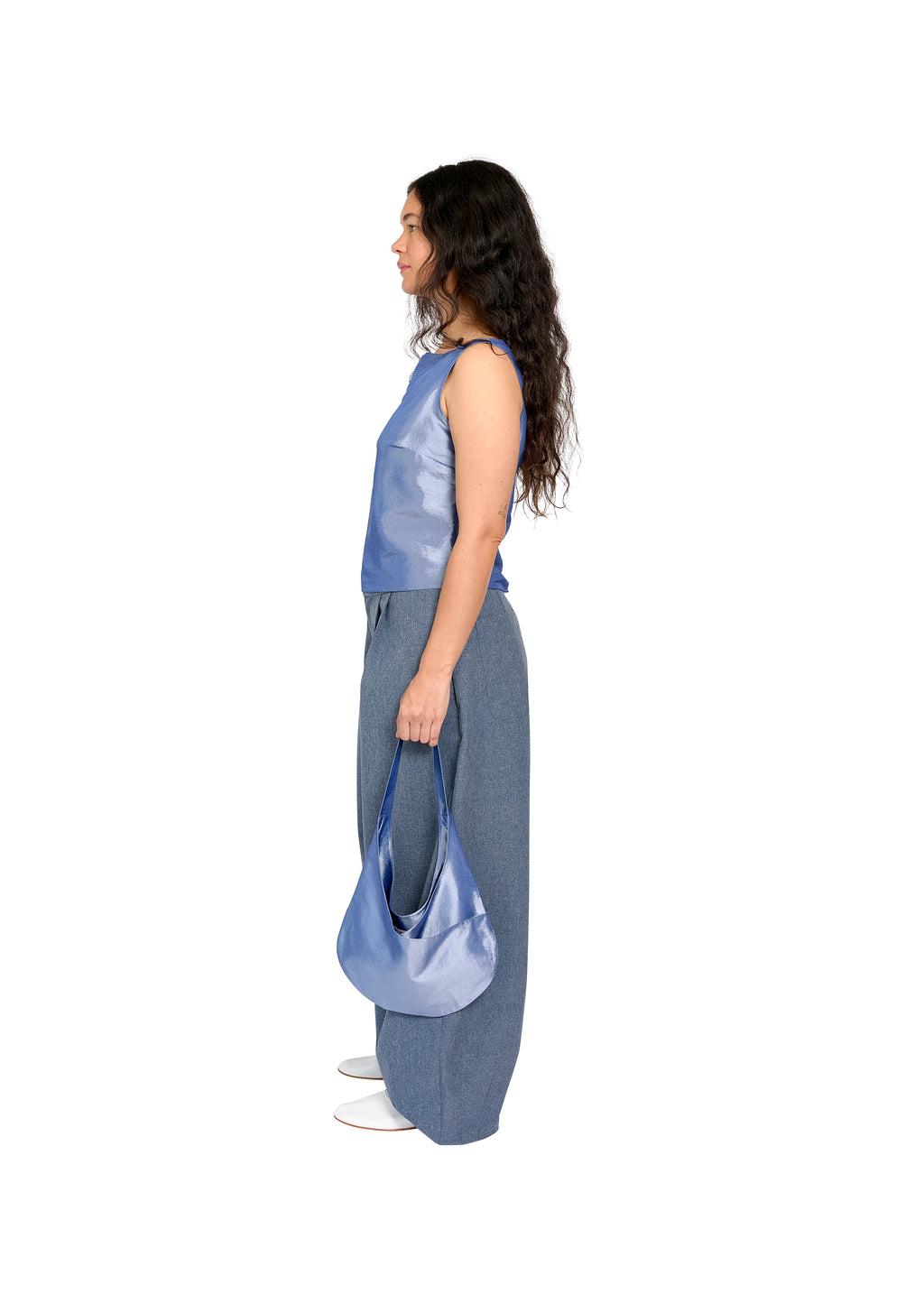 HOBO MINI IN BLUE SHIMMER