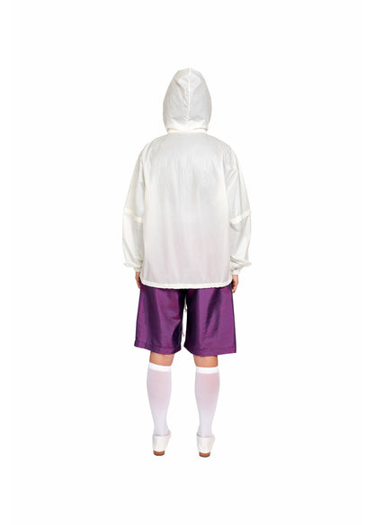 WINDBREAKER WITH HOOD IN GLOW IN THE DARK RAINWEAR