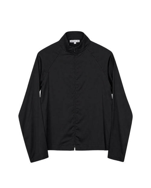 LIGHTWEIGHT BOMBER IN BLACK SATIN