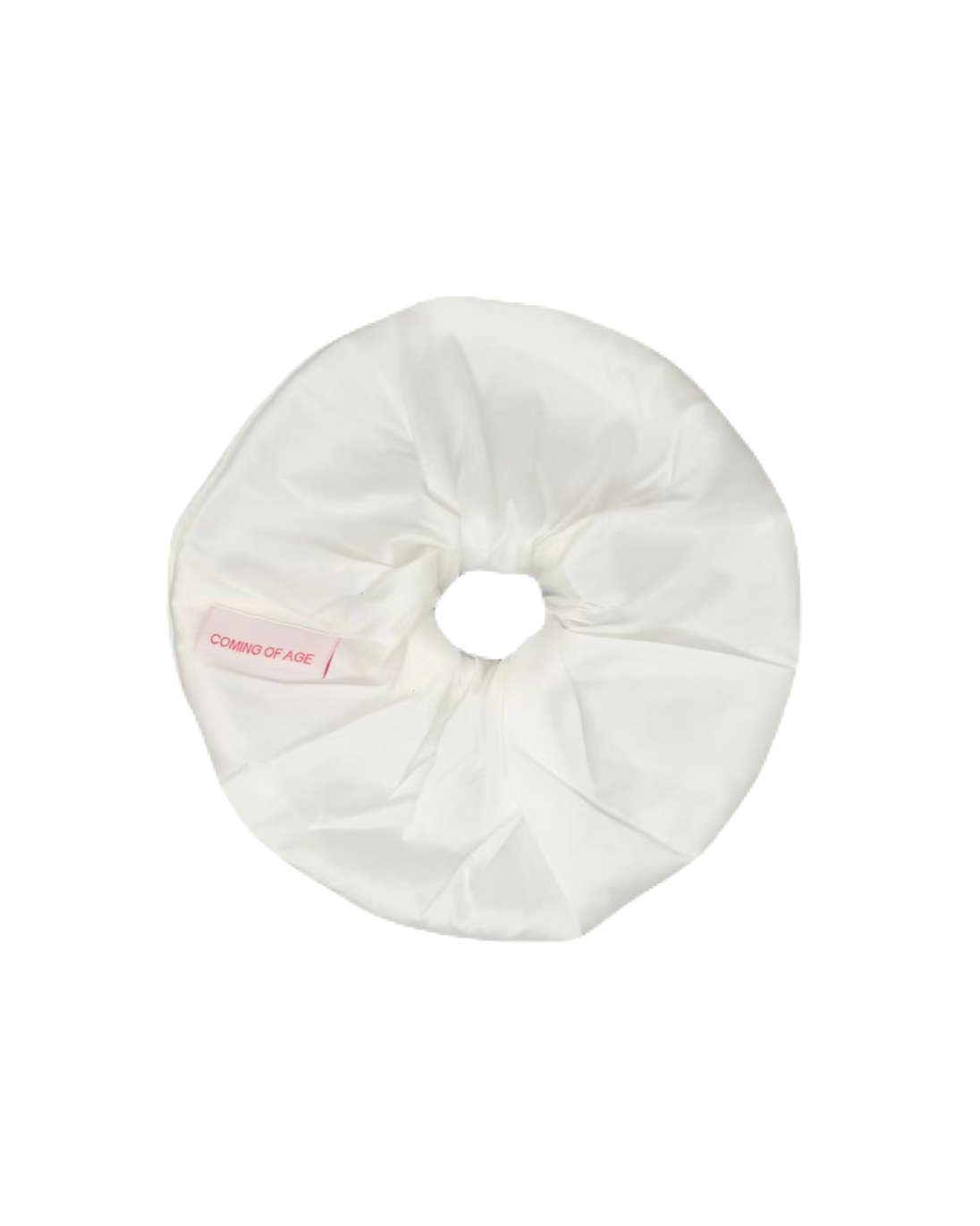 SCRUNCHIE IN IVORY SILK