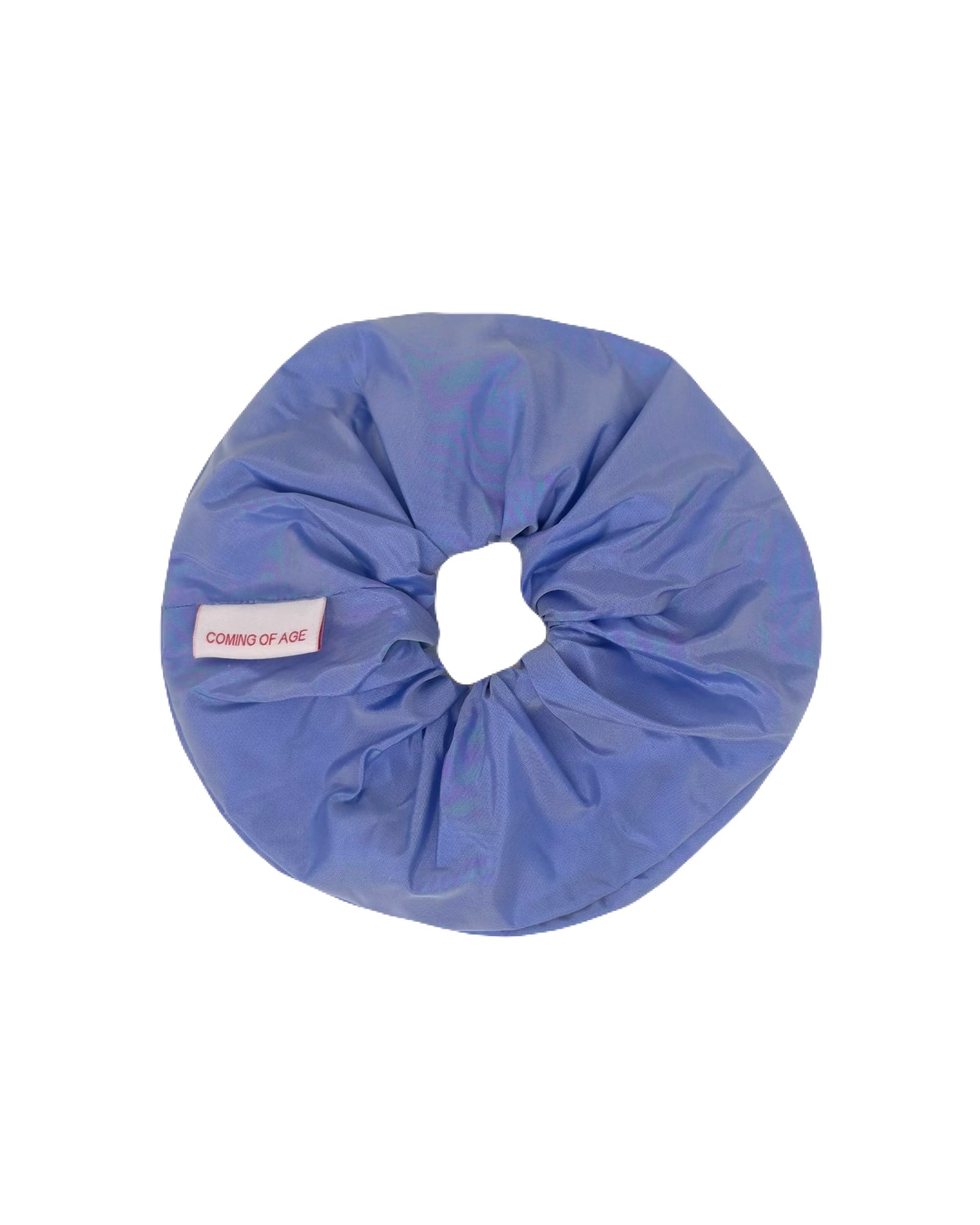 SCRUNCHIE IN BABY BLUE SILK