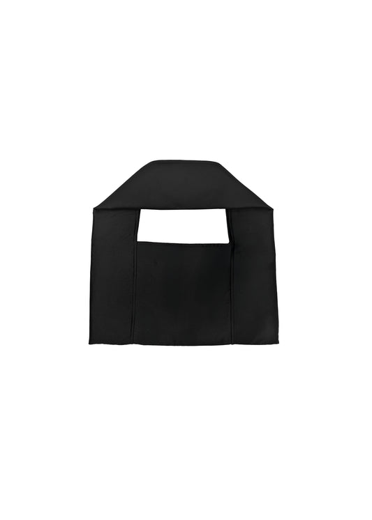REVERSIBLE FLAT BAG IN BLACK SILK