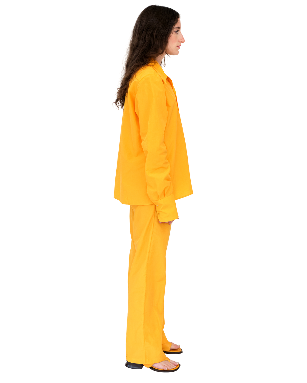 EVERYONE PANT IN Mustard Nylon