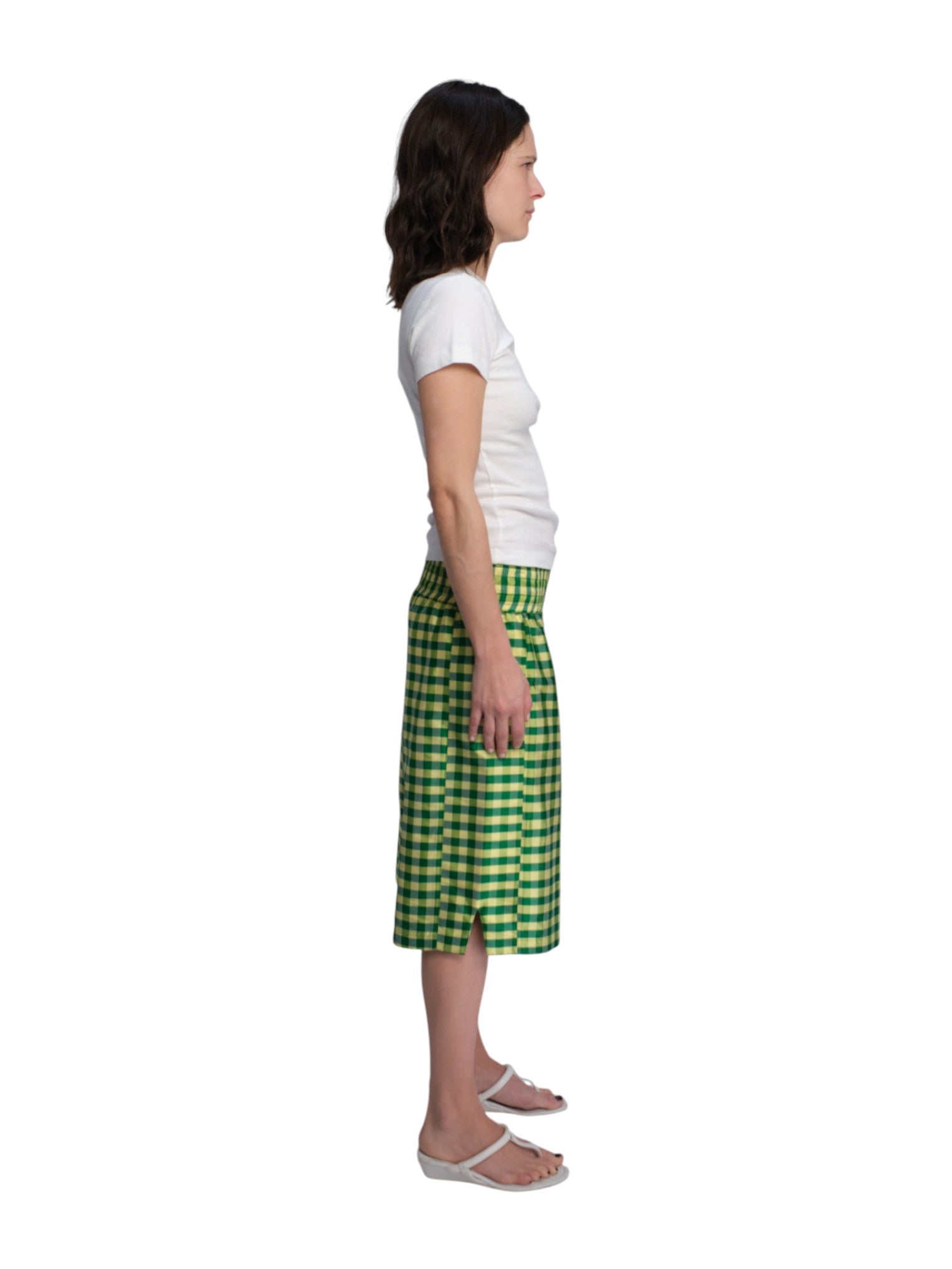 BOXING CAPRI IN GREEN YELLOW