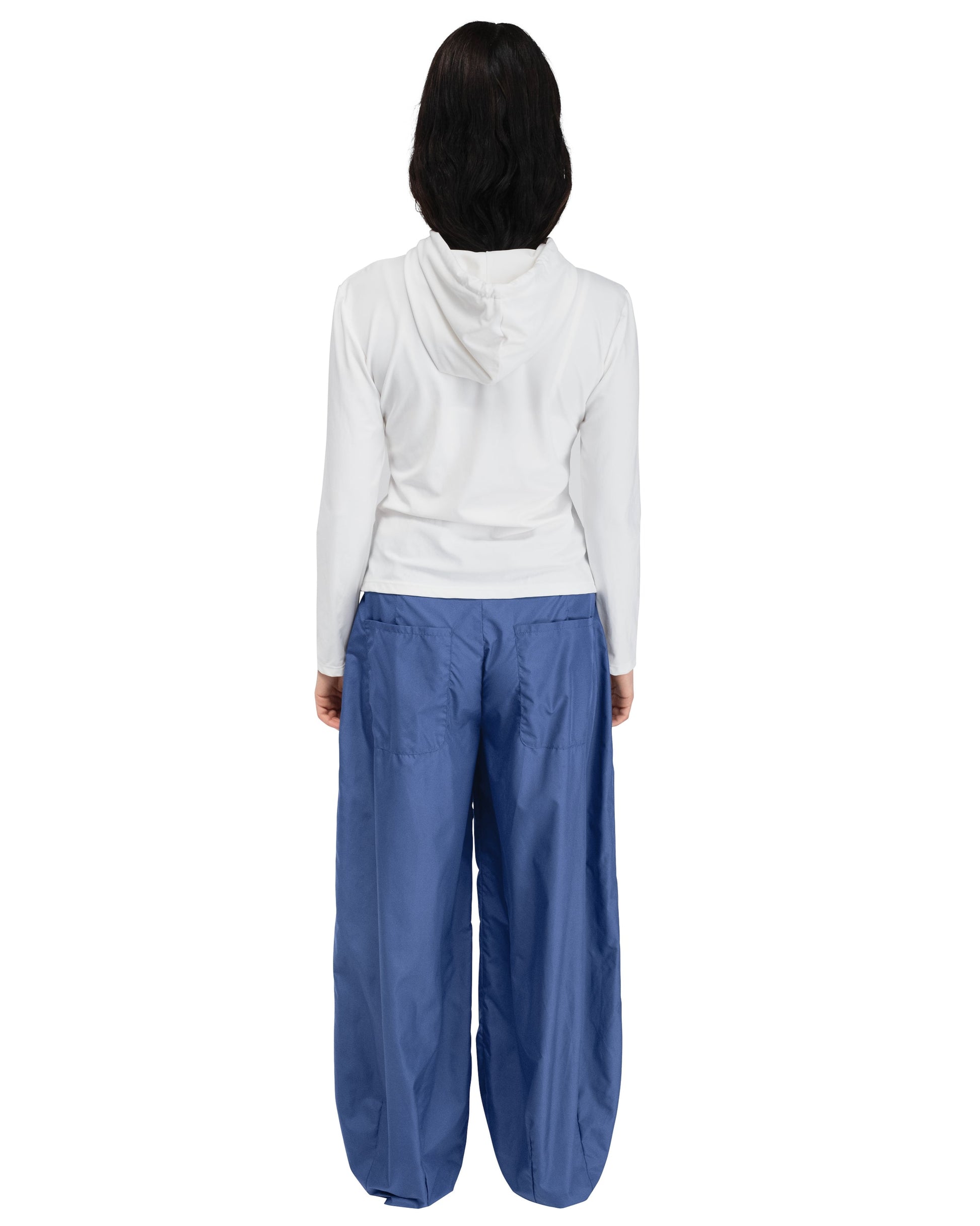 COA NYC | FITTED HOODIE IN WHITE SPANDEX