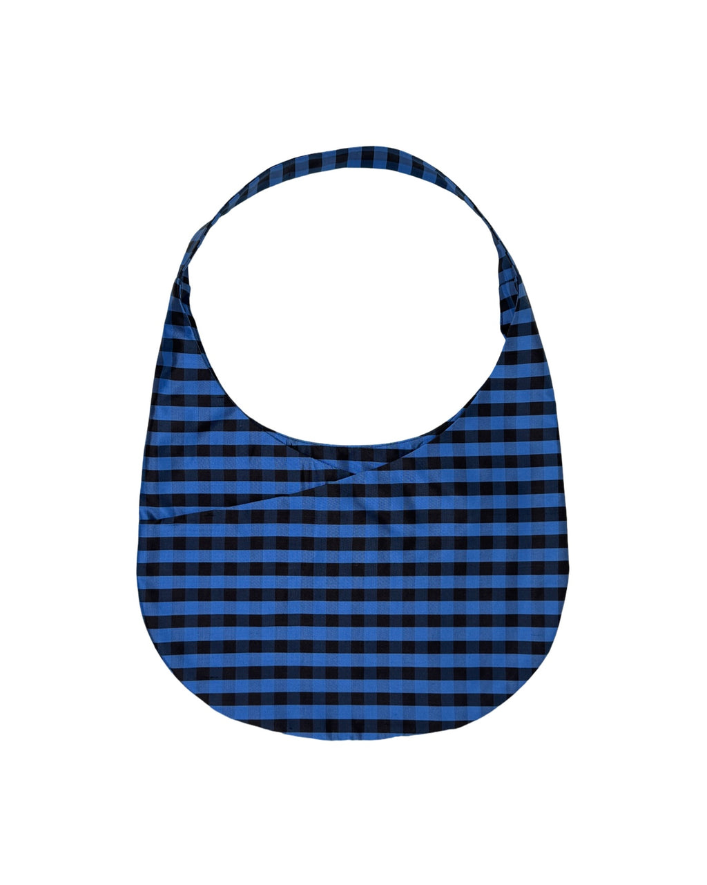 HOBO MINI IN GINGHAM BLUE BROWN