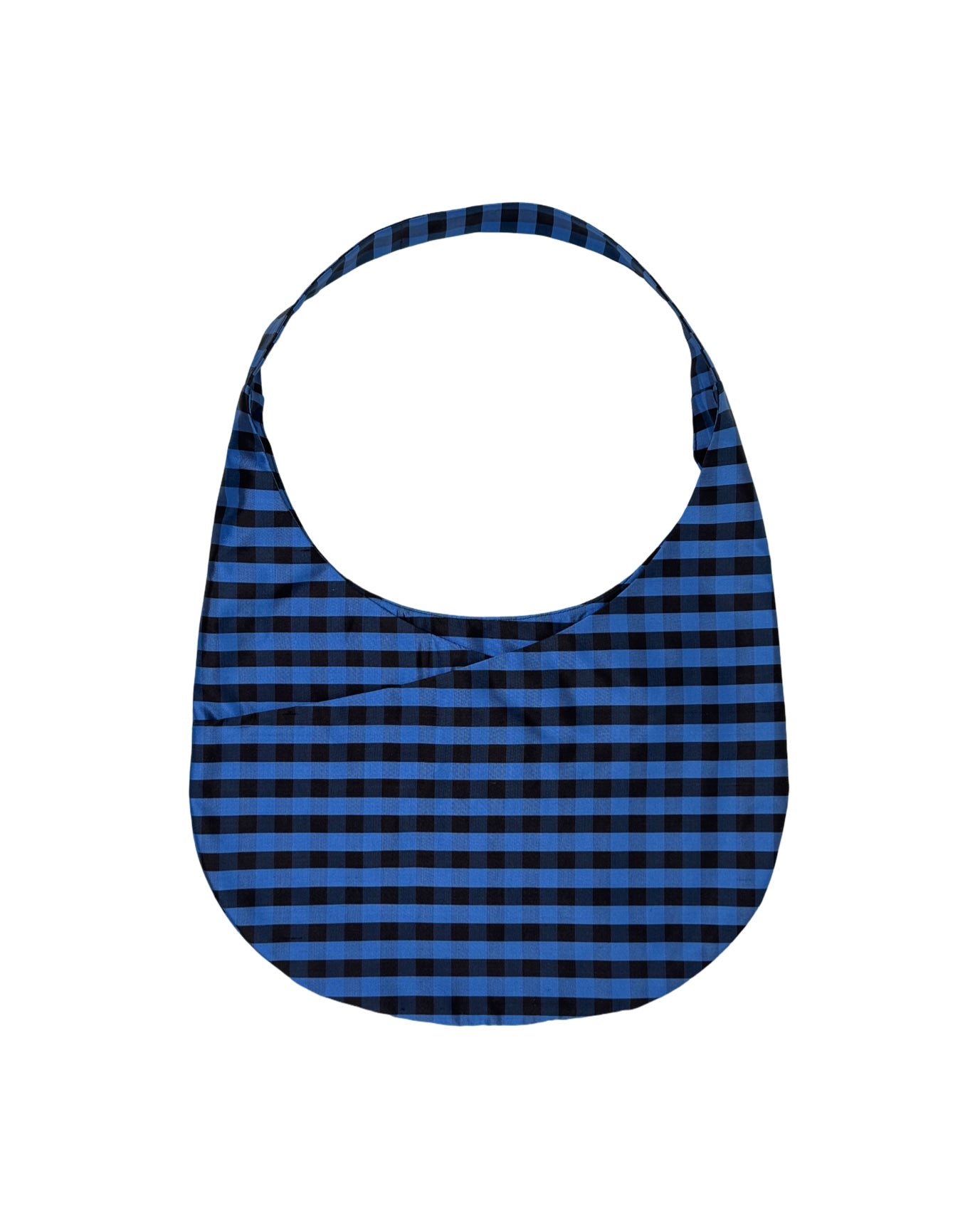 HOBO MINI IN GINGHAM BLUE BROWN