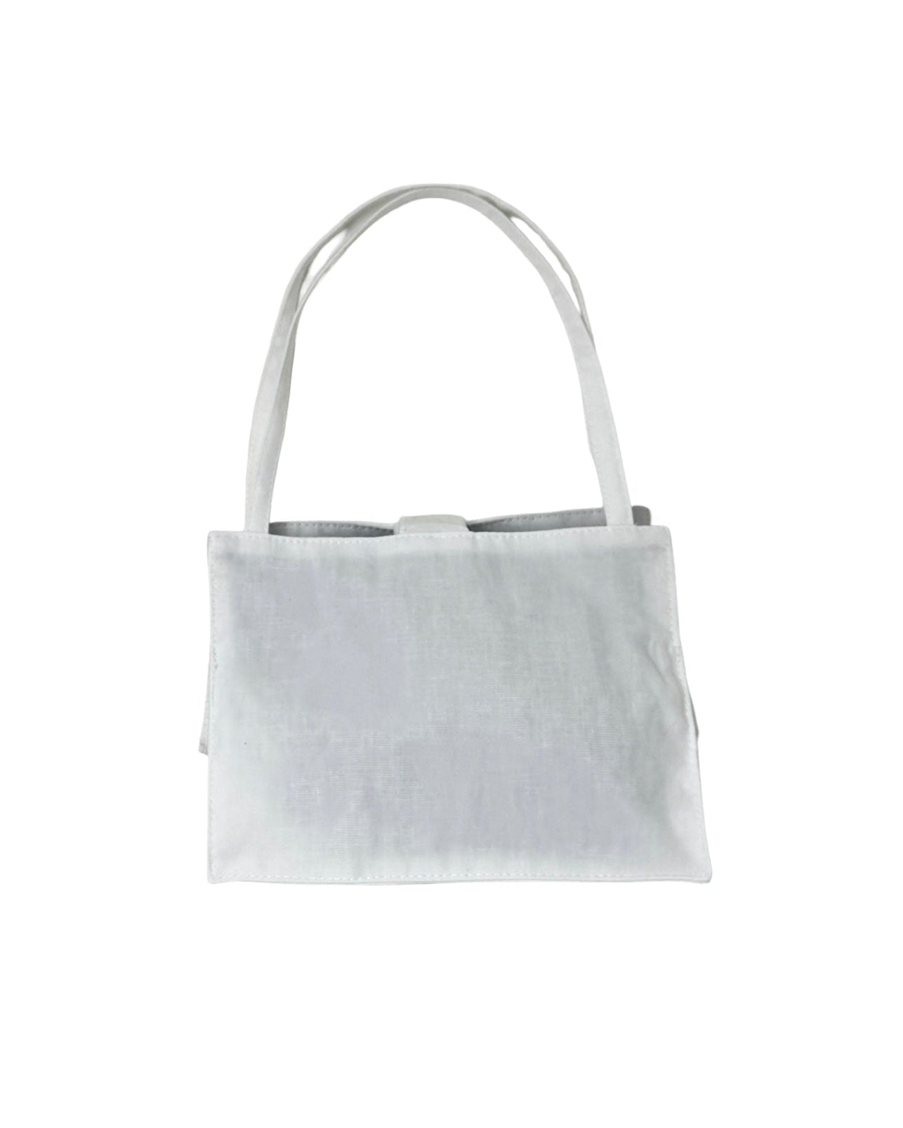 MINI LADY BAG IN WHITE NYLON