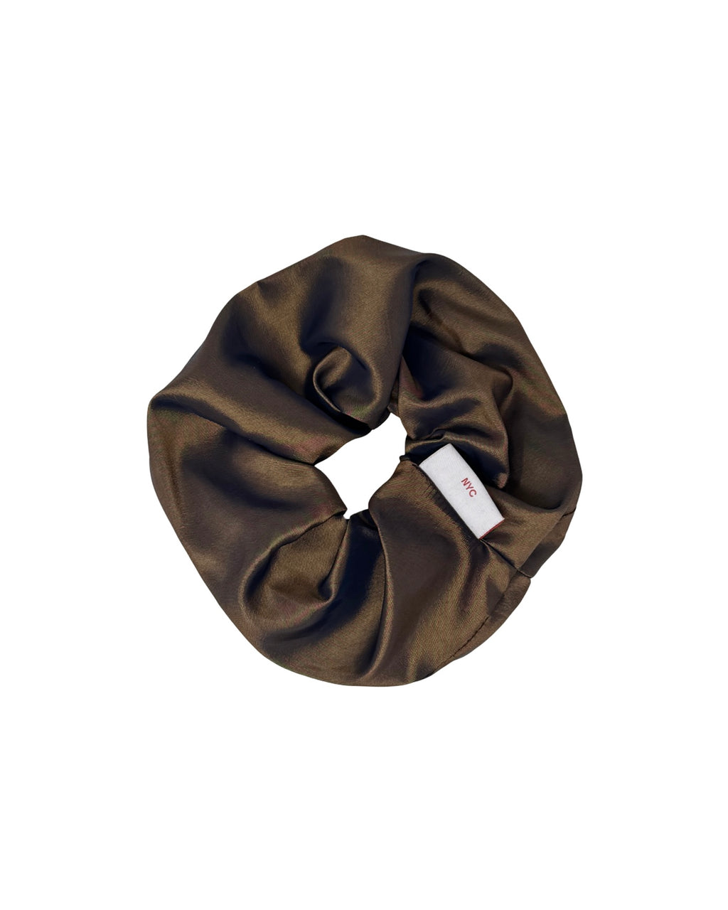 SCRUNCHIE IN COPPER TAFFETA