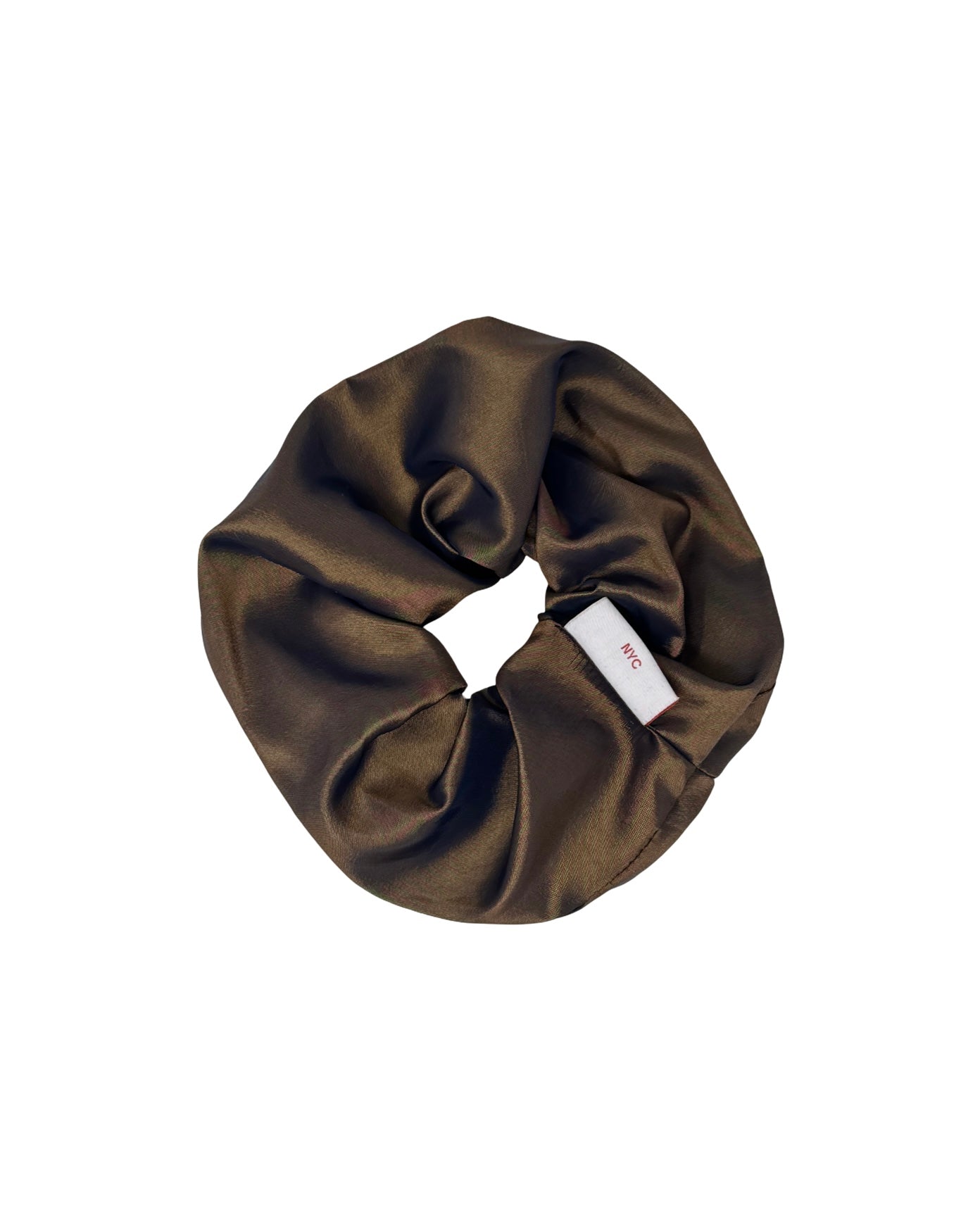 SCRUNCHIE IN COPPER TAFFETA