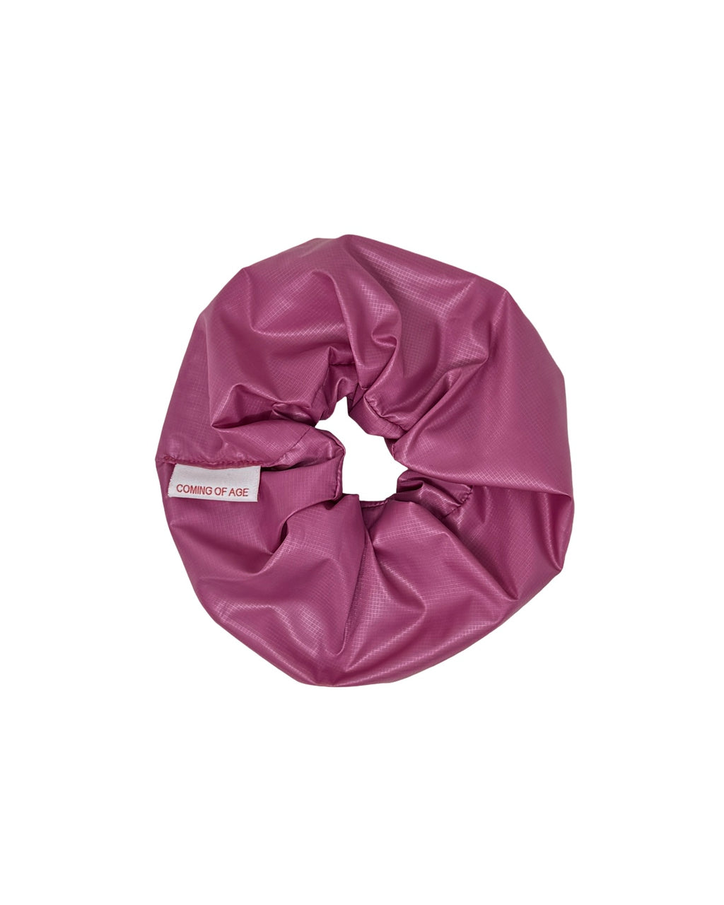 SCRUNCHIE IN ROUGE NYLON