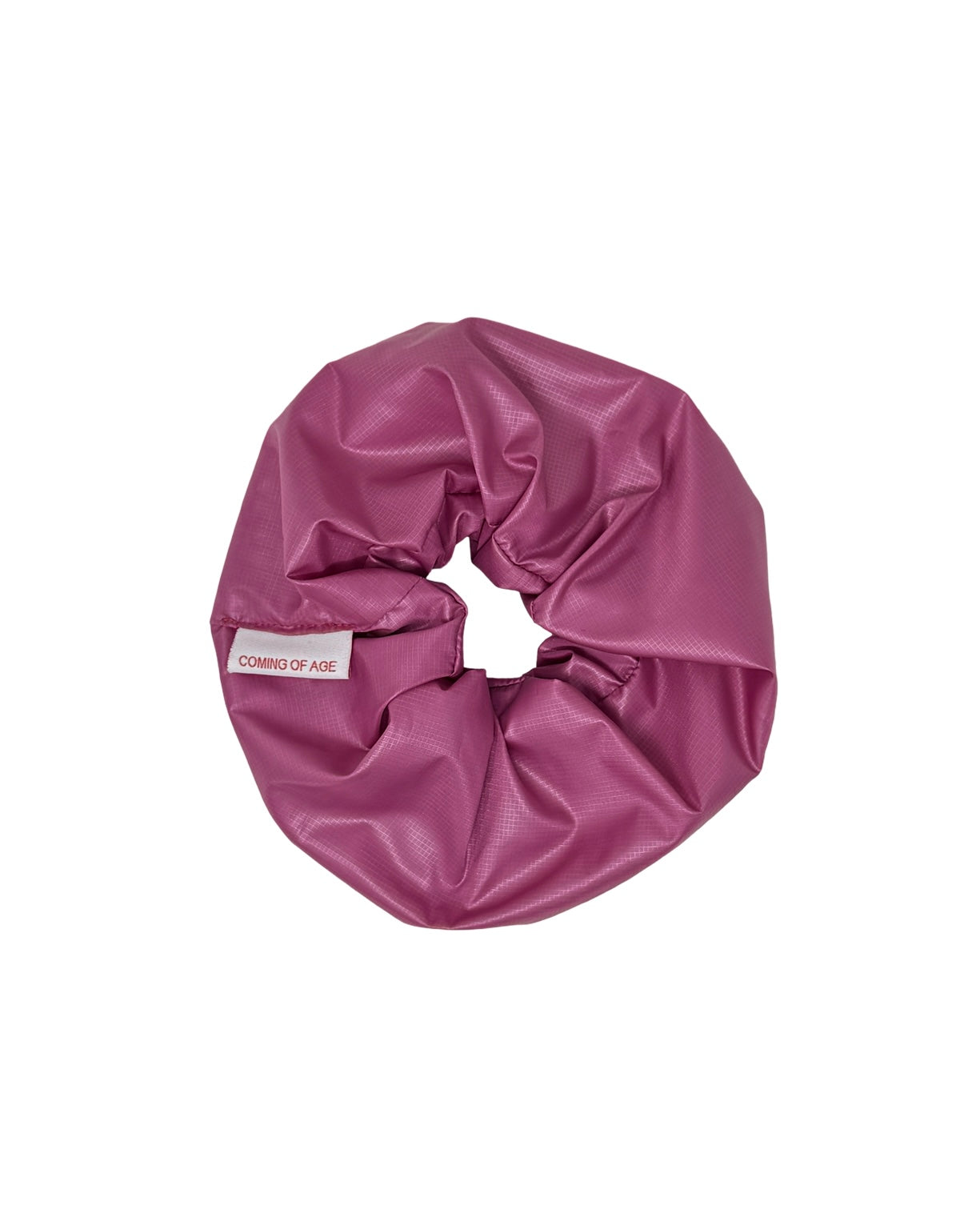 SCRUNCHIE IN ROUGE NYLON
