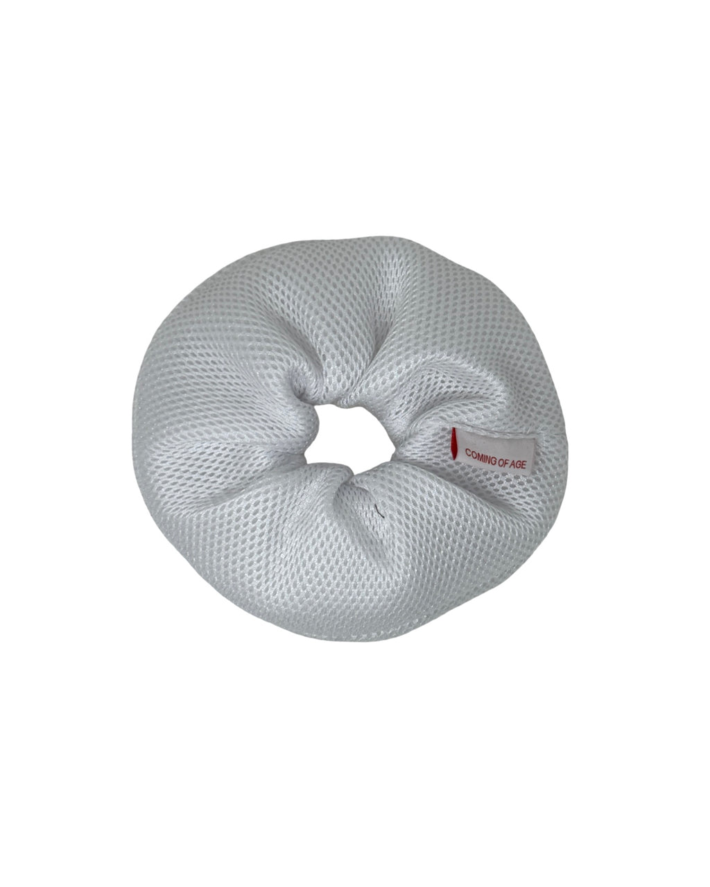 SCRUNCHIE IN WHITE MESH
