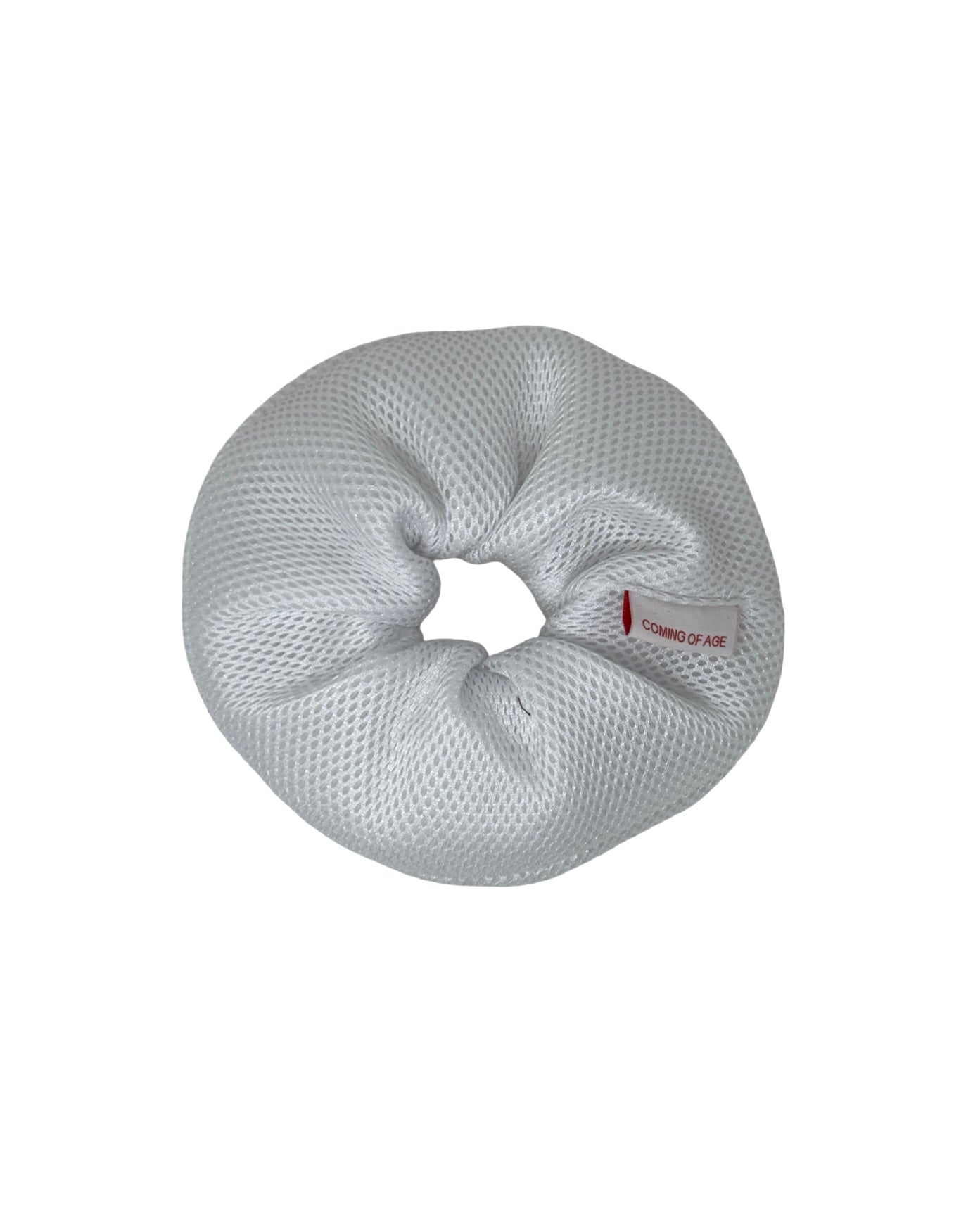 SCRUNCHIE IN WHITE MESH