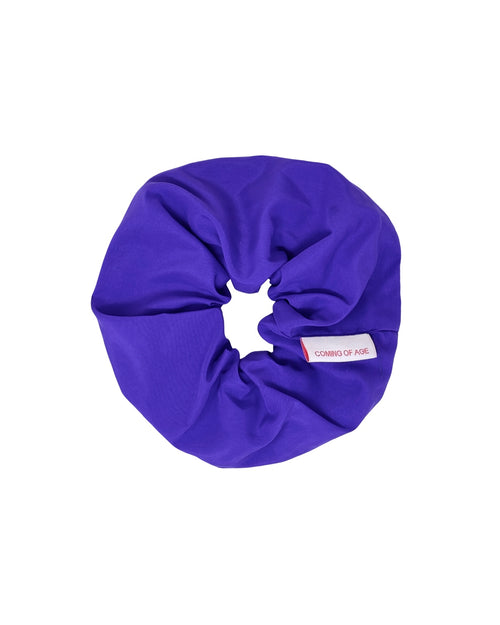 SCRUNCHIE IN PURPLE NYLON