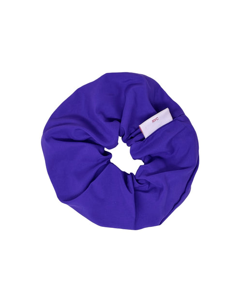 SCRUNCHIE IN PURPLE NYLON