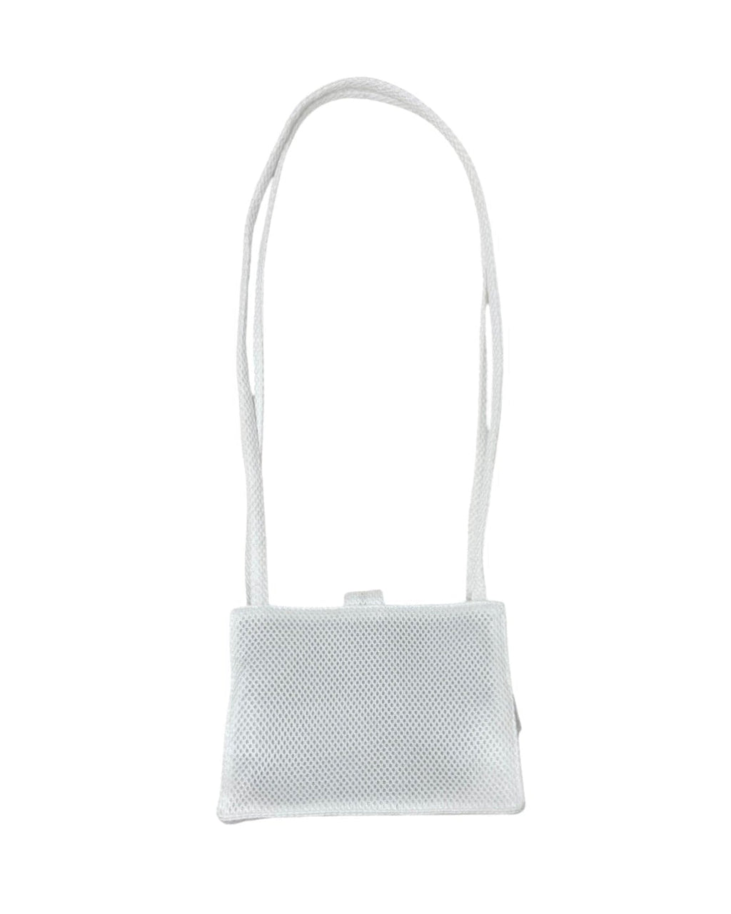 COA NYC | MINI LONG LADY BAG IN WHITE MESH
