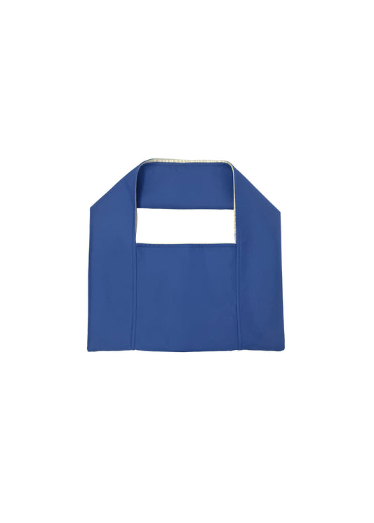 REVERSIBLE FLAT BAG IN PERIWINKLE / PEARL