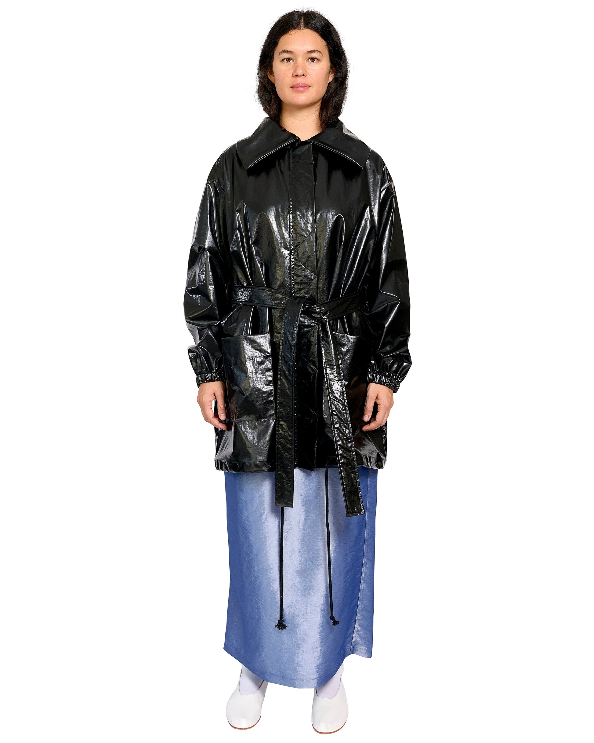 COA NYC | RAINCOAT IN BLACK RAINWEAR