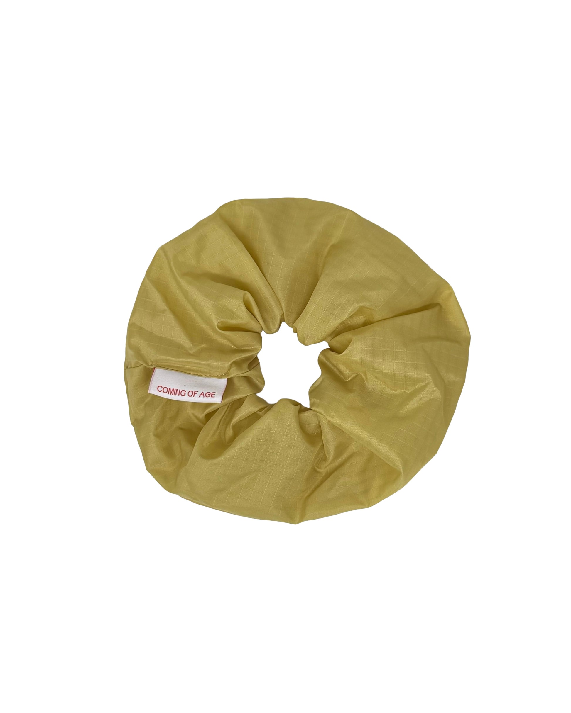 COA NYC | SCRUNCHIE IN BIEGE RAINWEAR