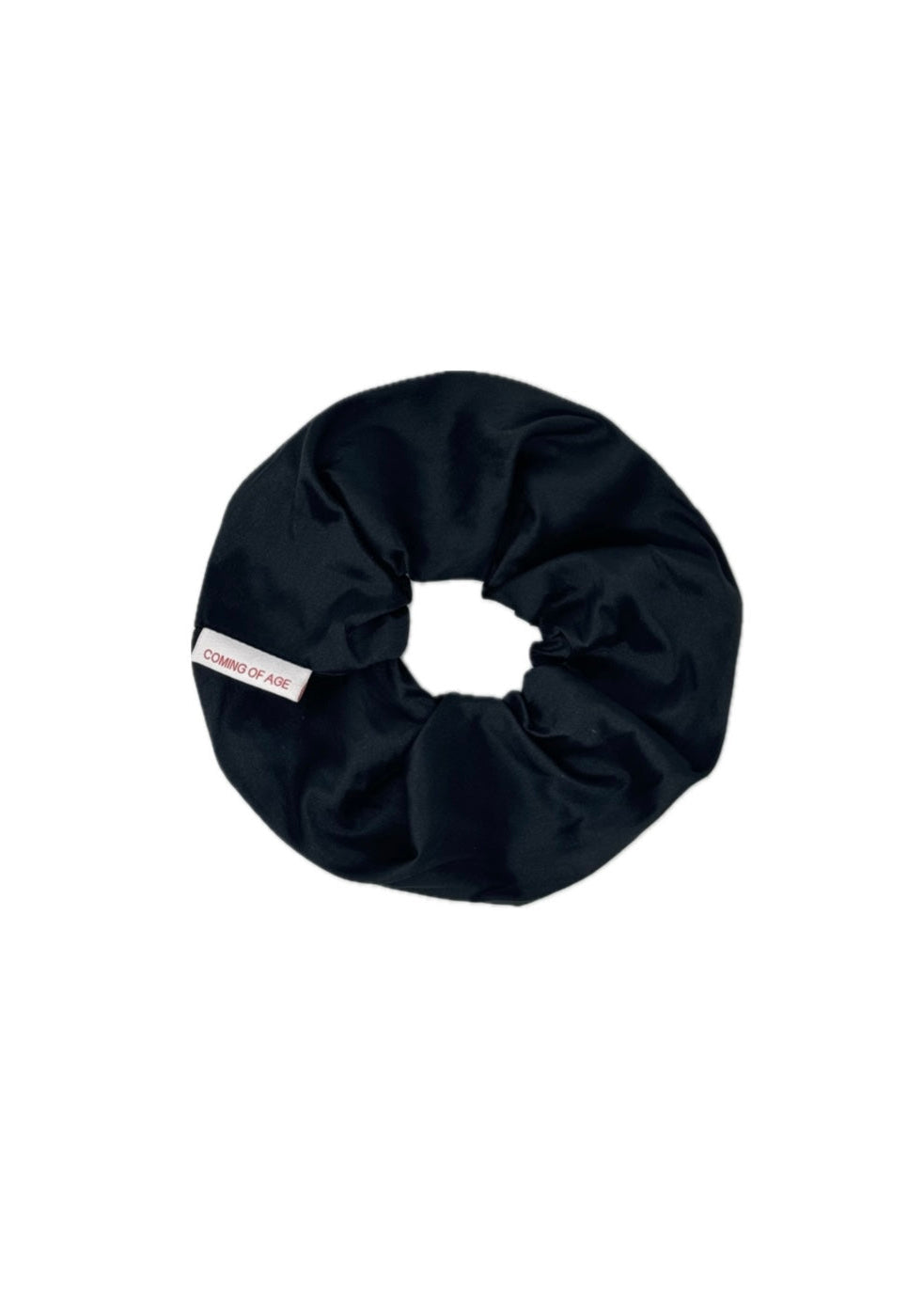 COA NYC | SCRUNCHIE IN BLACK SILK