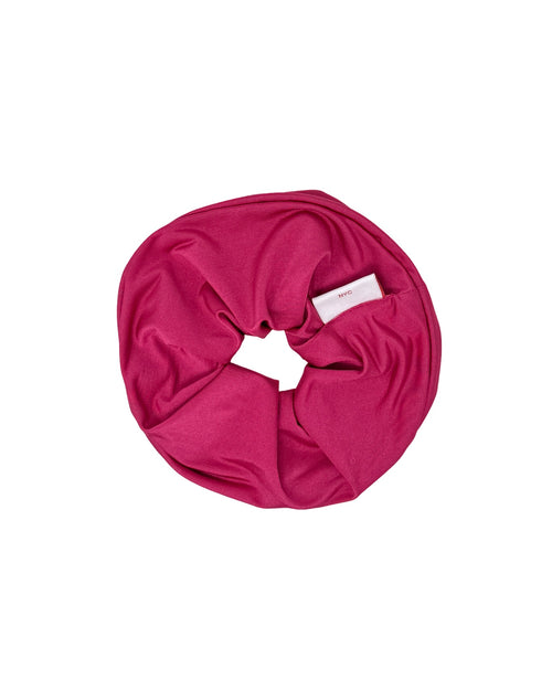 SCRUNCHIE IN BUBBLE GUM SPANDEX