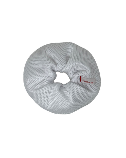 SCRUNCHIE IN WHITE MESH