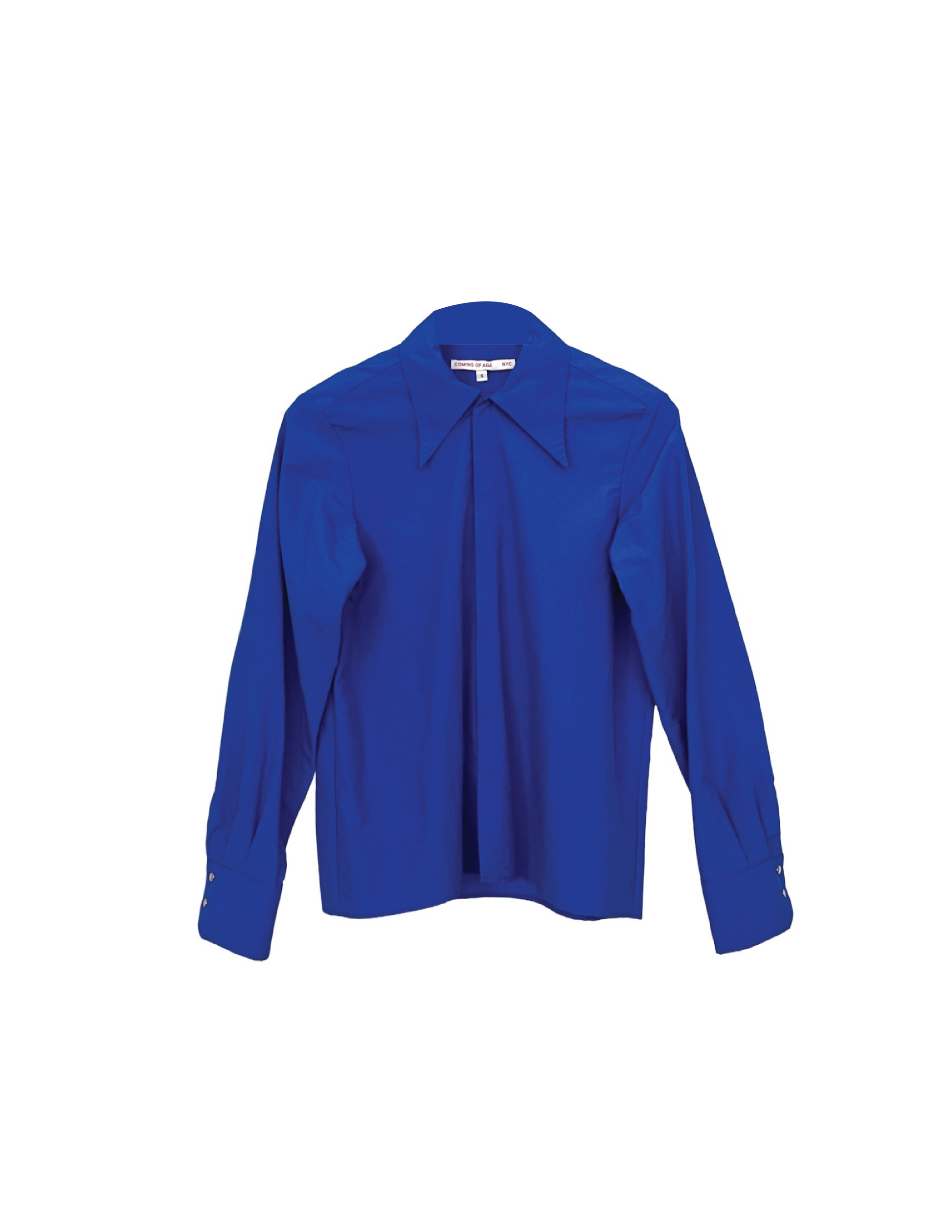 SNAP DOWN SHIRT IN ROYAL