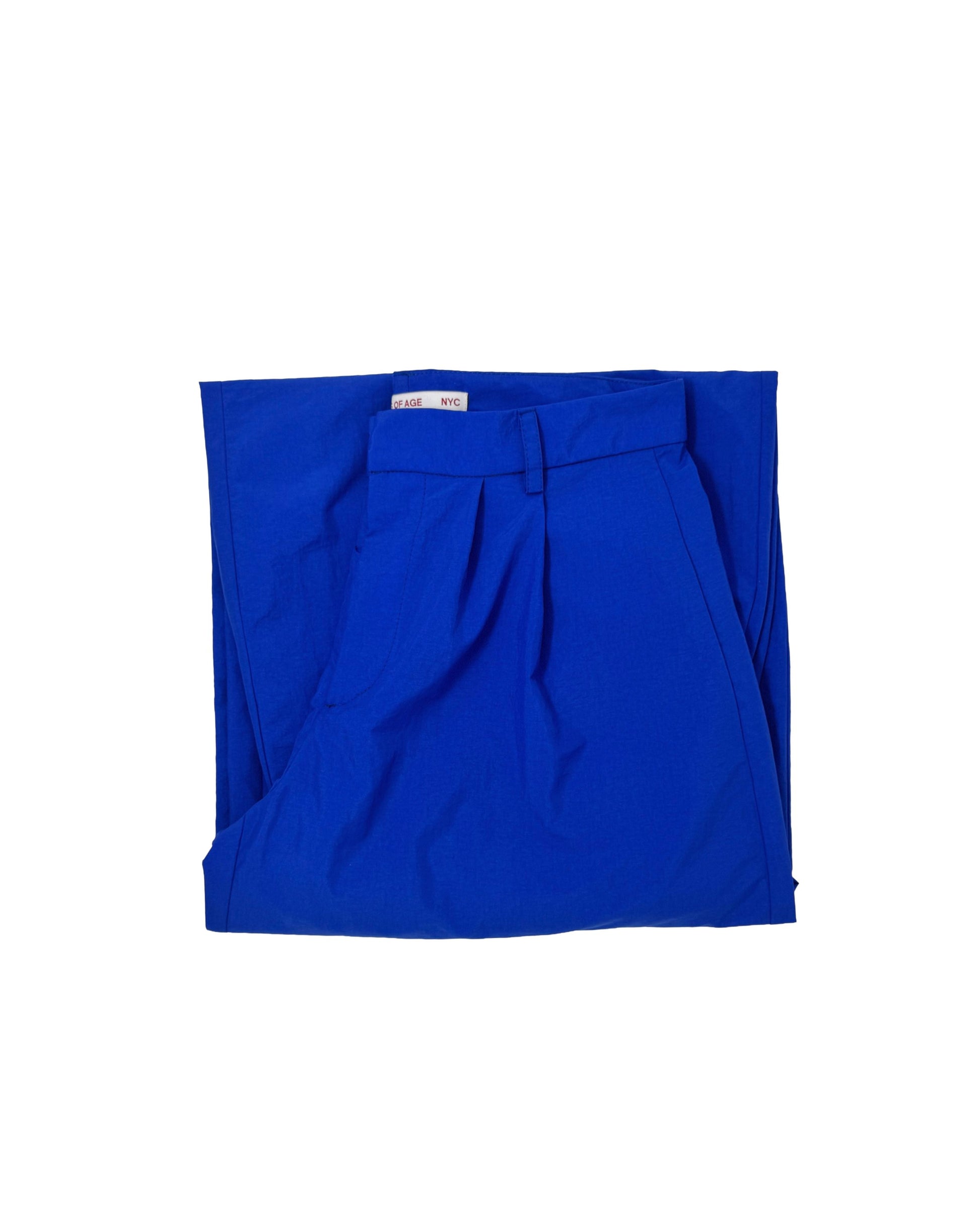 BIG PANT IN ROYAL NYLON