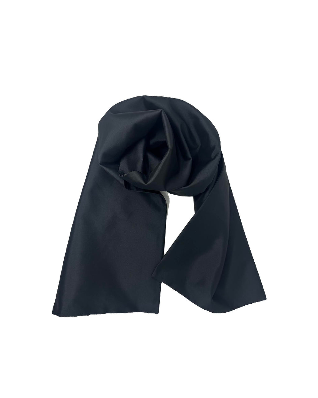 SCARF IN BLACK SILK