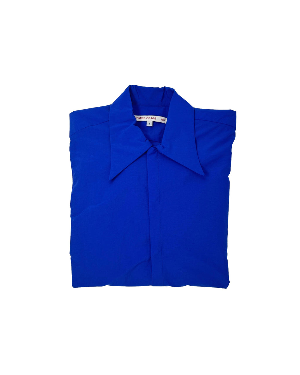 SNAP DOWN SHIRT IN ROYAL